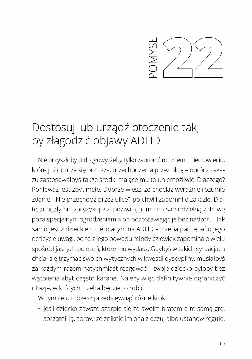 100 POMYSŁÓW, JAK LEPIEJ RADZIĆ SOBIE Z ADHD