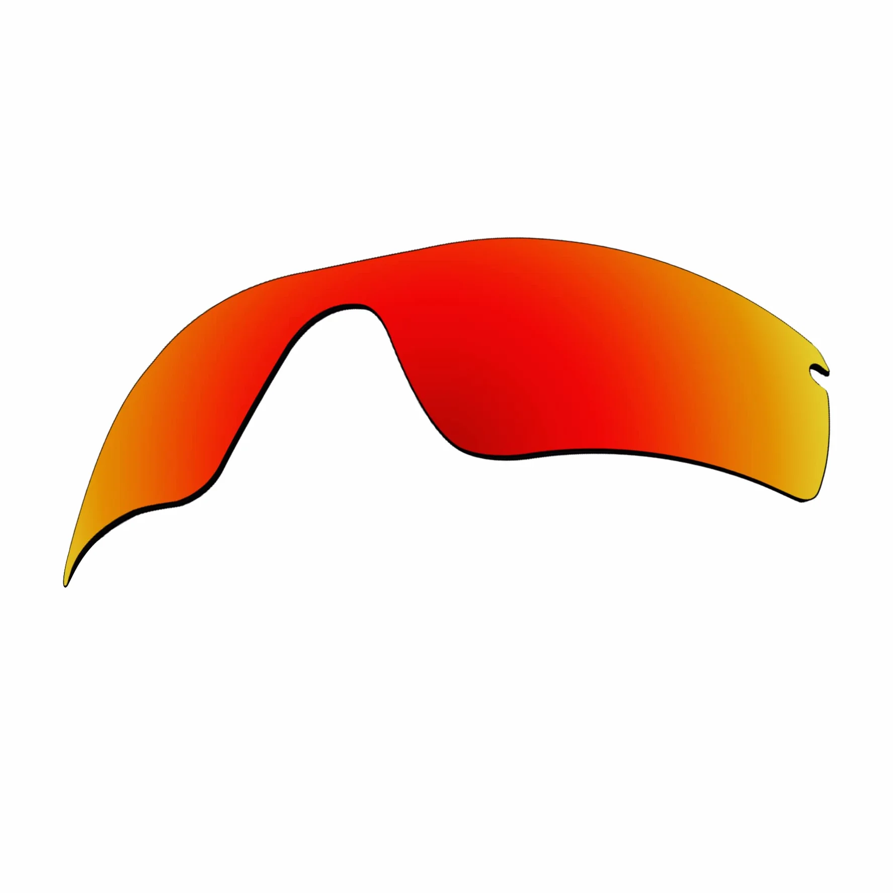 EZReplace Soczewki zastępcze do okularów przeciwsłonecznych Oakley Radar Path (soczewki polaryzacyjne), Ognista czerwień, Rozmiar uniwersalny