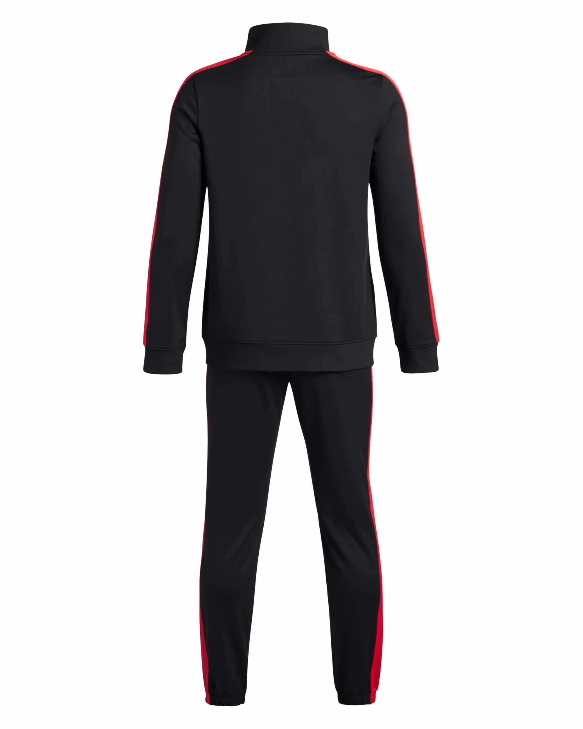 Under Armour UA Rival Knit dres dresowy - czarny/czerwony Racer Red - YXL