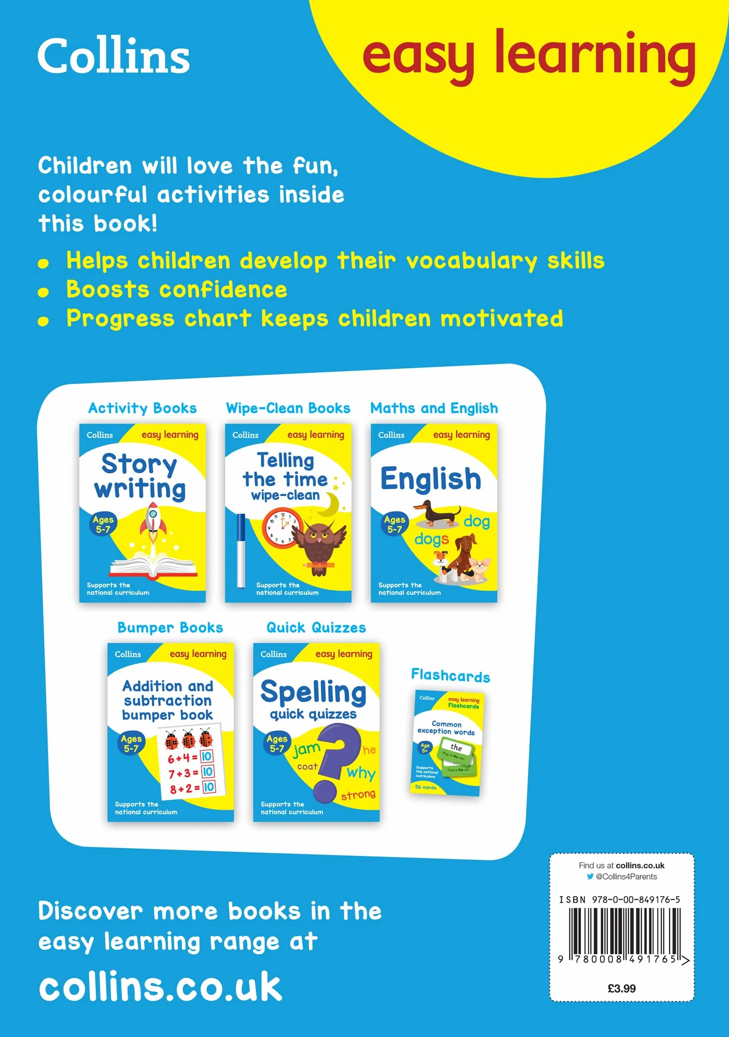 Vocabulary Activity Book Ages 5-7