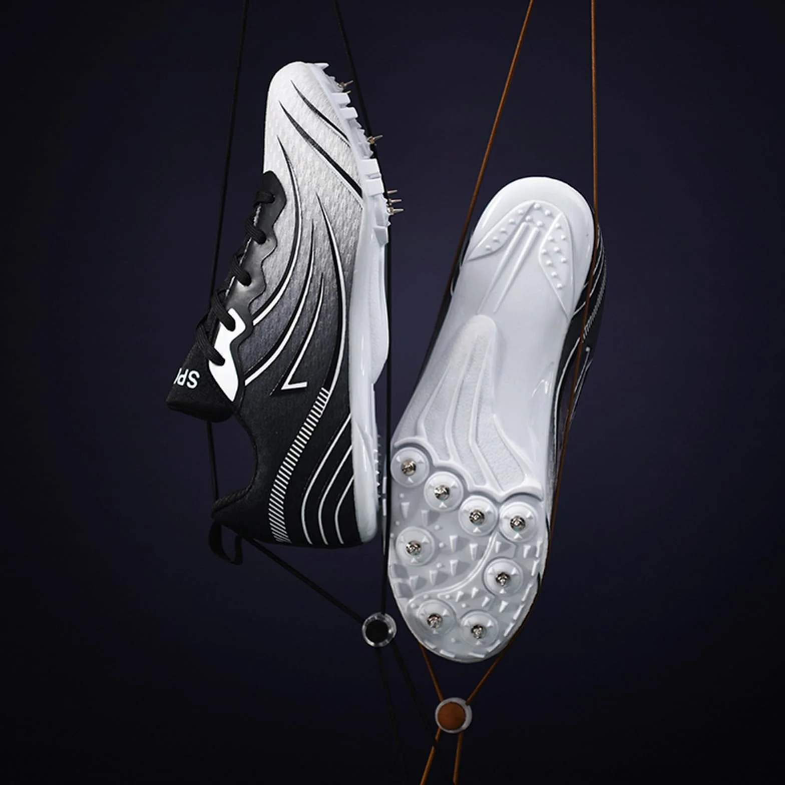 Buty do biegania i biegania Damskie Kolce Sprint Race Running Sneakers Oddychające dziecięce buty do skakania