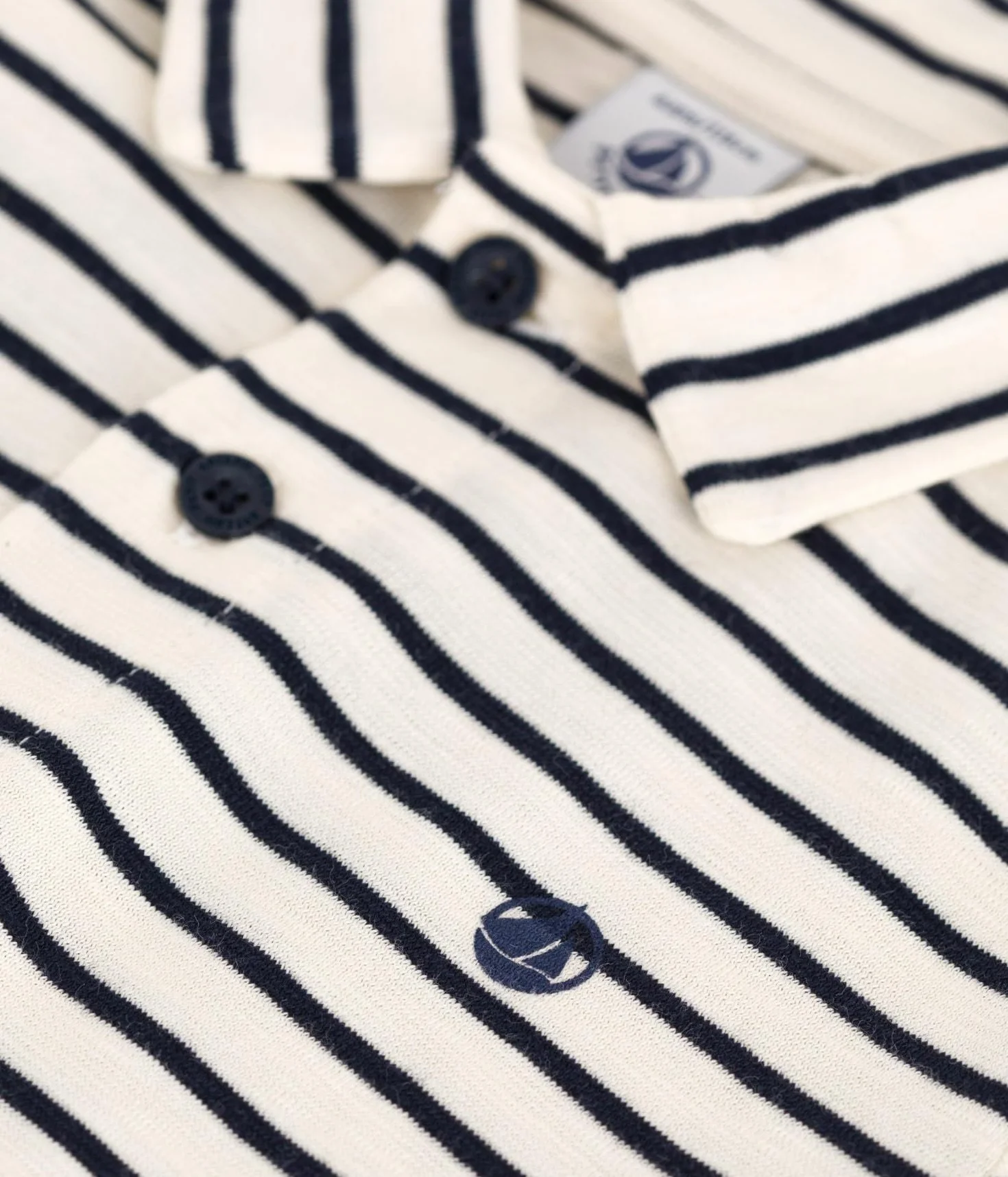 Petit Bateau Koszulka polo z krótkim rękawem dla chłopców, Lawin/wędzenie, 12 lat