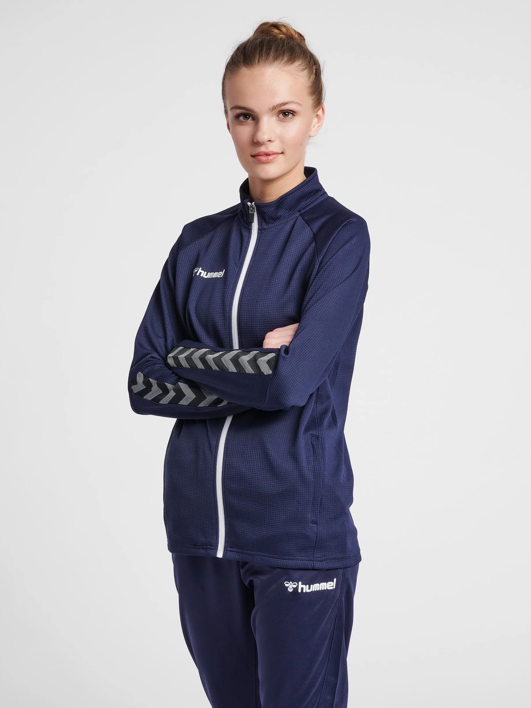 hummel Kurtka Kobiety Hmlauthentic Women Poly Zip Jacket