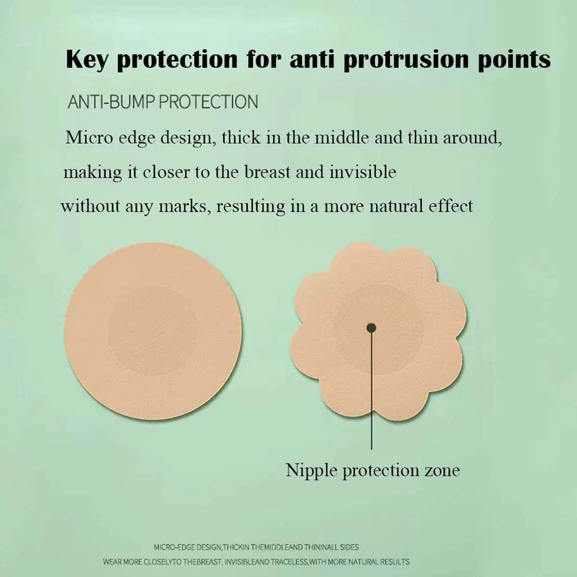 Disposable breast patch Nipple Covers Self Adhesive Invisible Nipple Breast Cover sexy Breast Pasties good lines body tape big large breasts Bra Pads