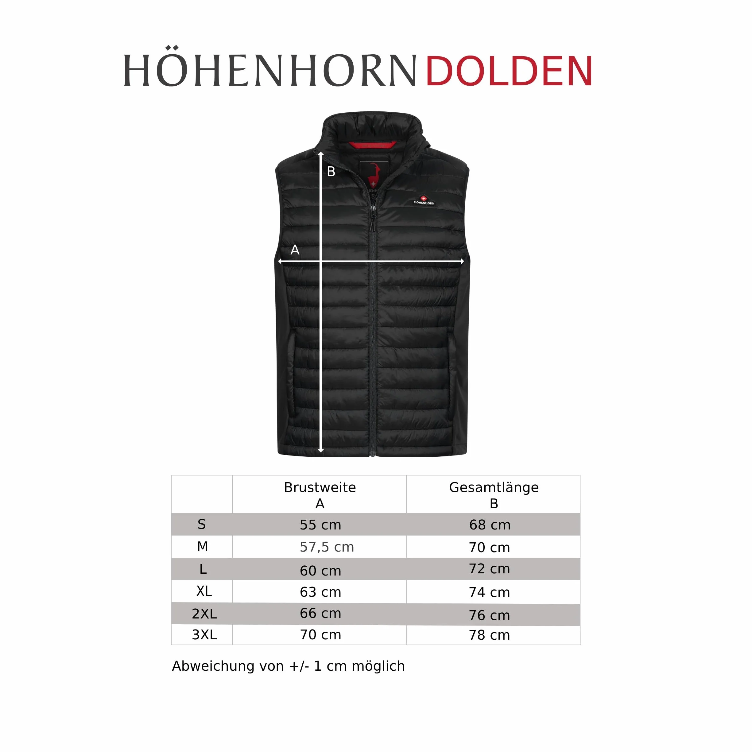 Höhenhorn Dolden męska kamizelka, kurtka hybrydowa, pikowana kurtka sportowa