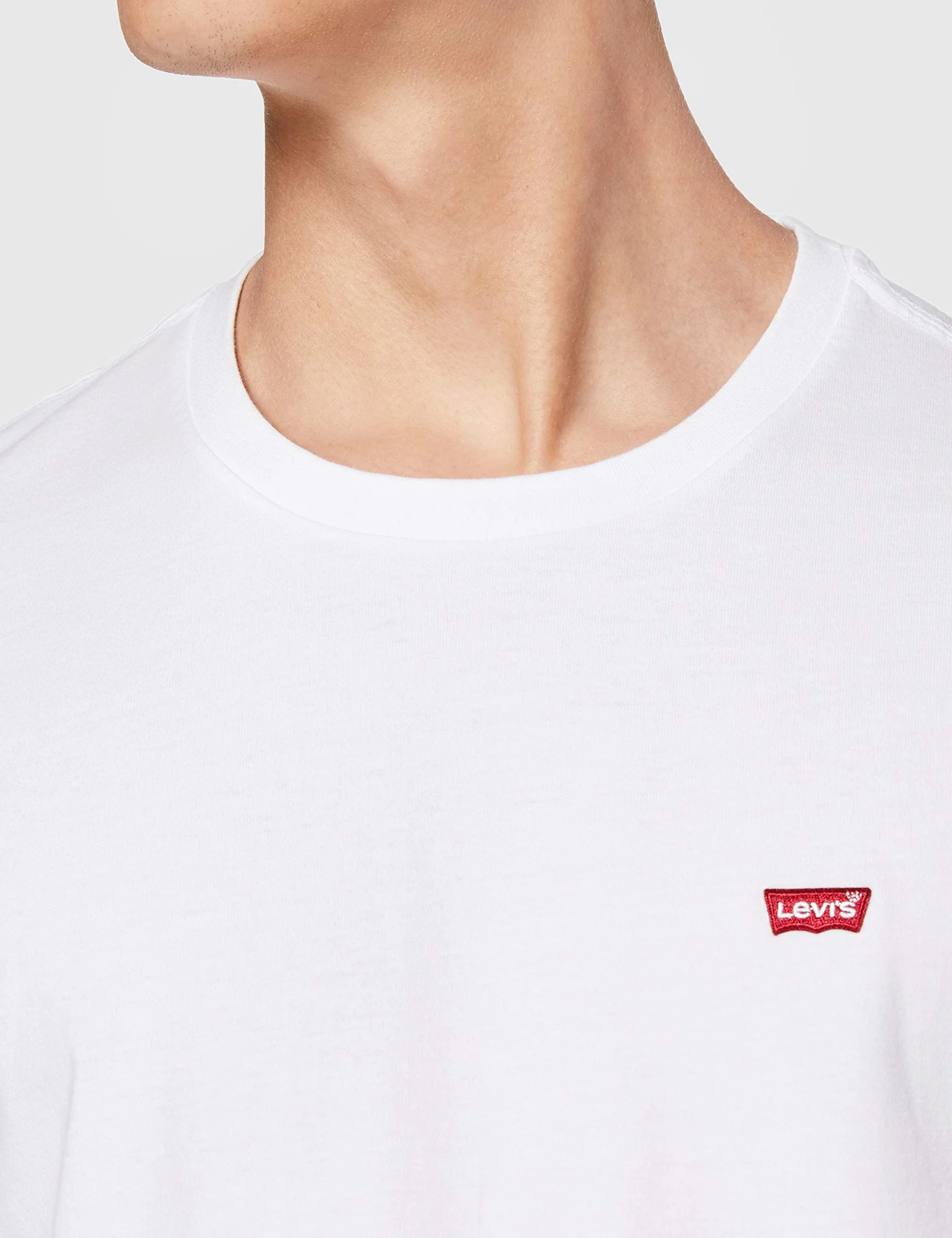 Levi's Mężczyźni Ss Original Housemark Tee T-Shirt, White, L