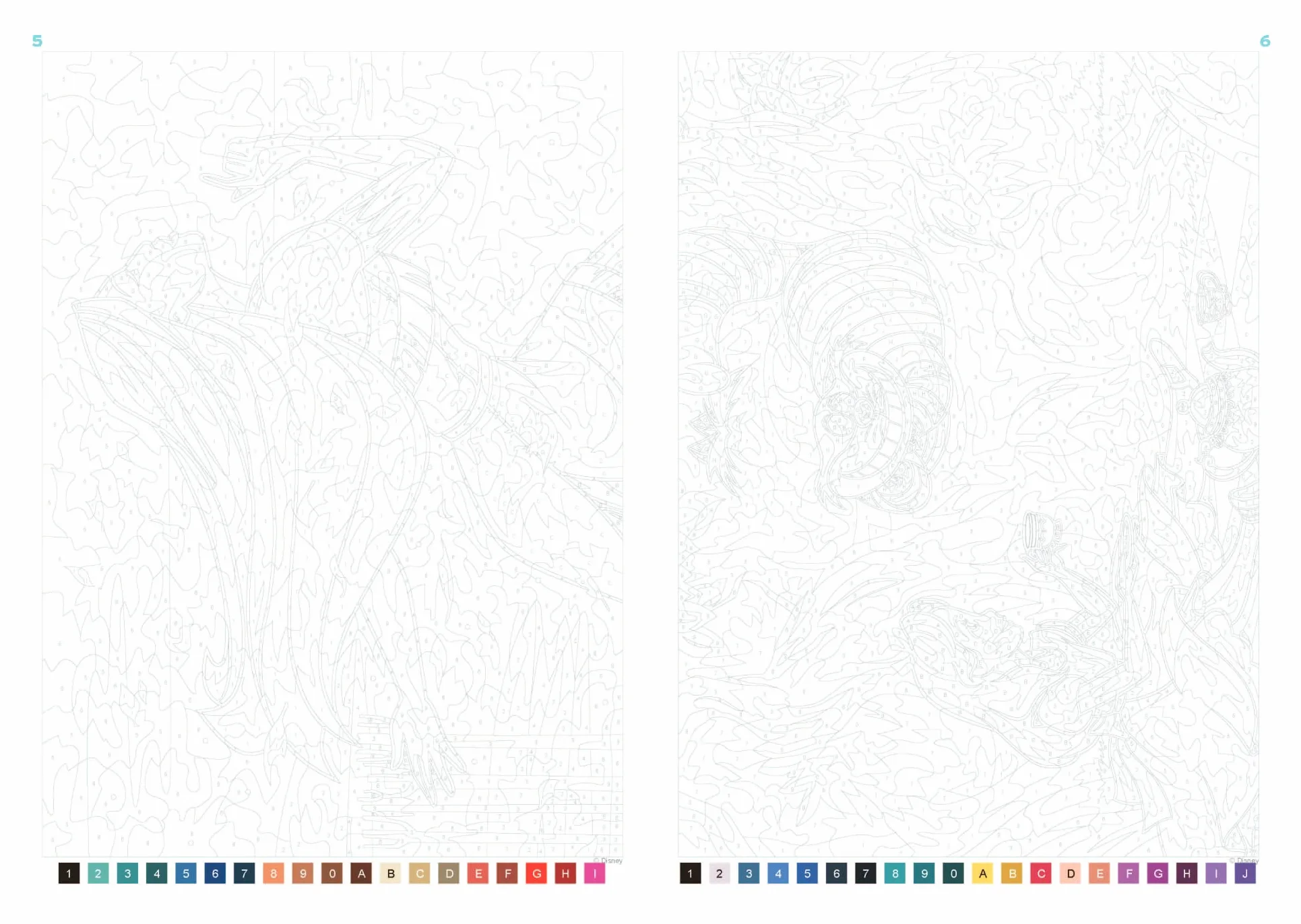 Coloriages mystères Disney - Saisons