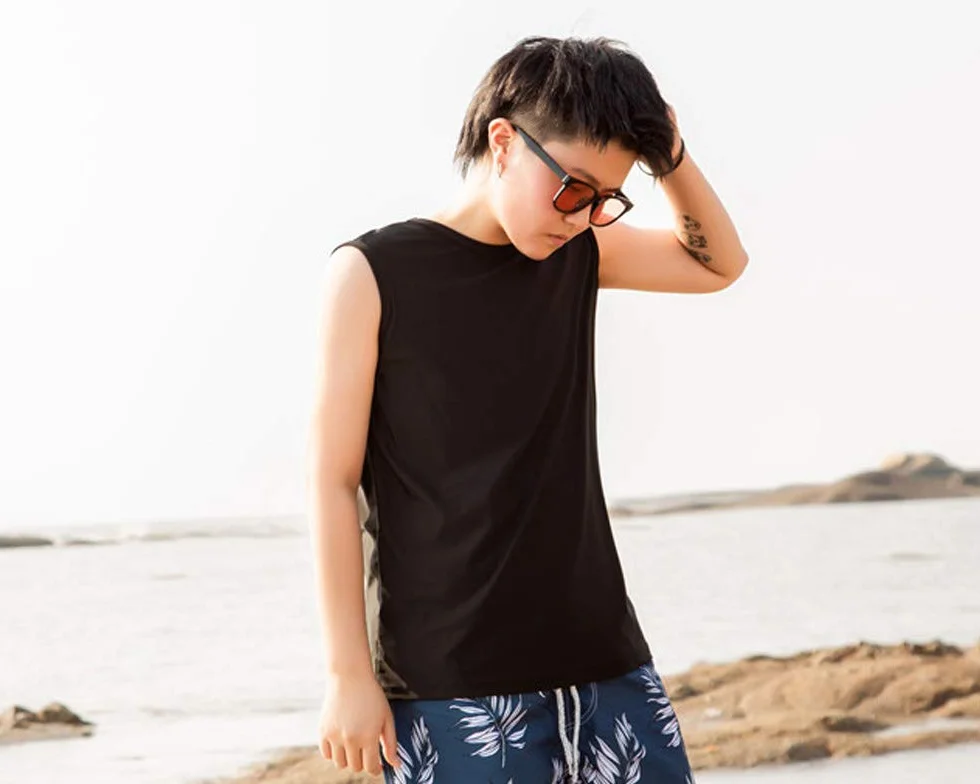 BaronHong Szybkoschnące części do pływania Trans Lesbian Tomboy