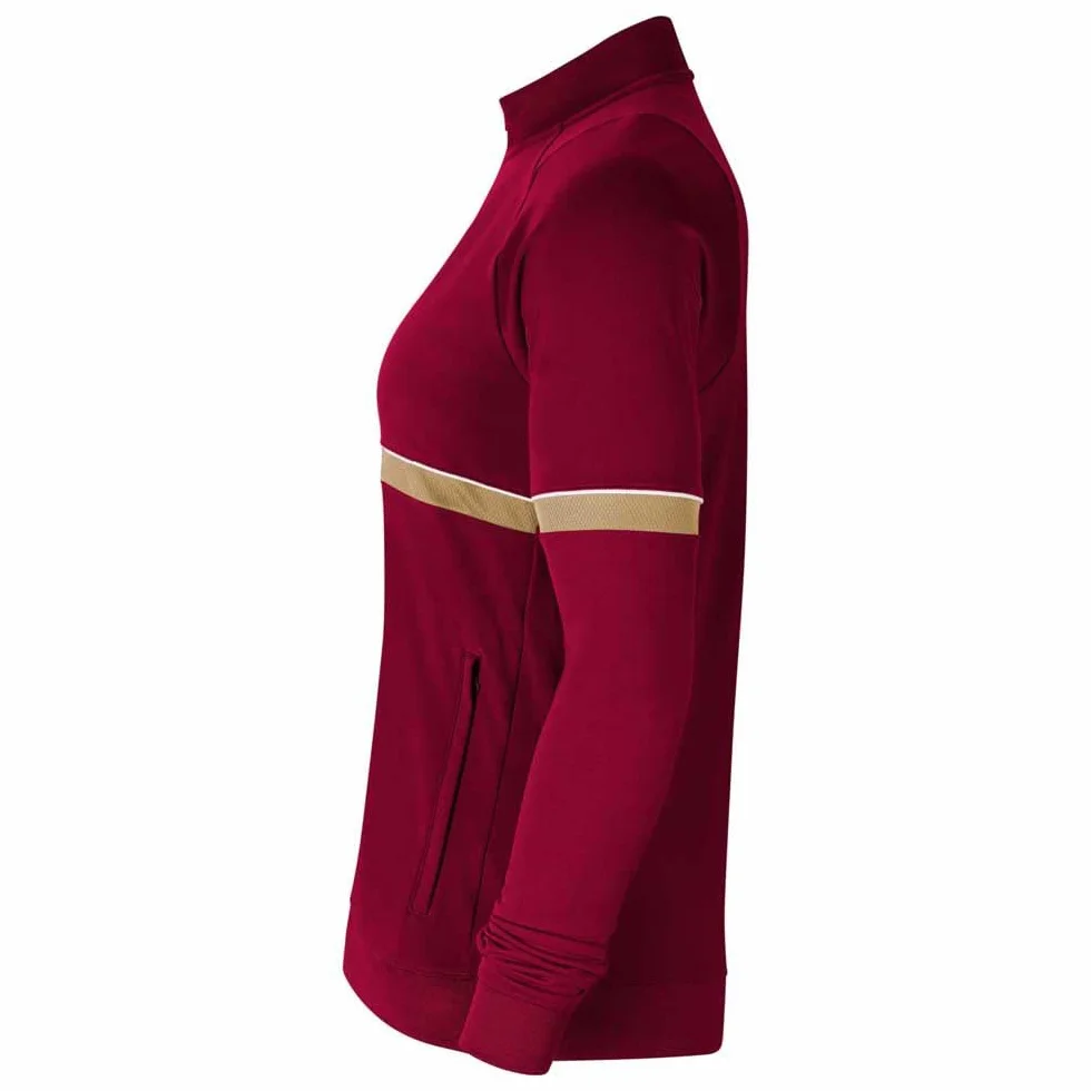 Nike Academy 21 Track - Giacca da donna, Donna, CV2677-677, Rosso/bianco/oro jersey/bianco, XS