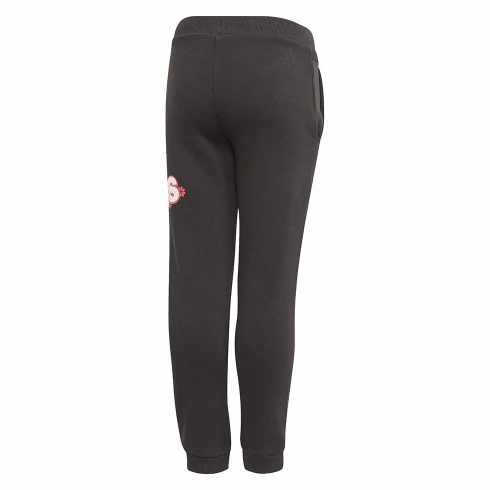 adidas LG FLEECE PNT - Sportowe spodnie Dziewczynki