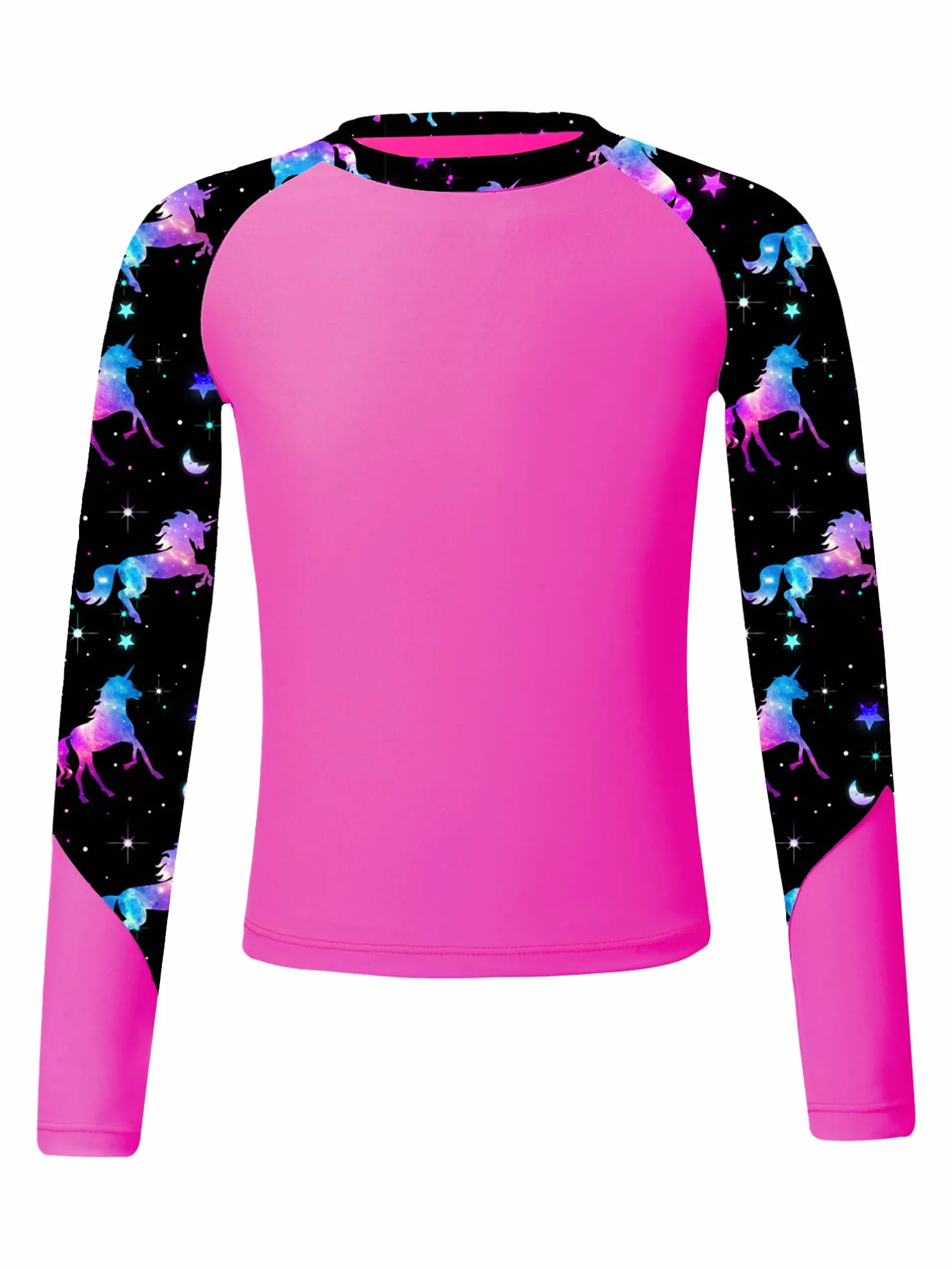 YiZYiF Rashguard dziecięca koszulka kąpielowa z długim rękawem, dla chłopców i dziewczynek, ochrona przed promieniowaniem UV, koszulka kąpielowa, top