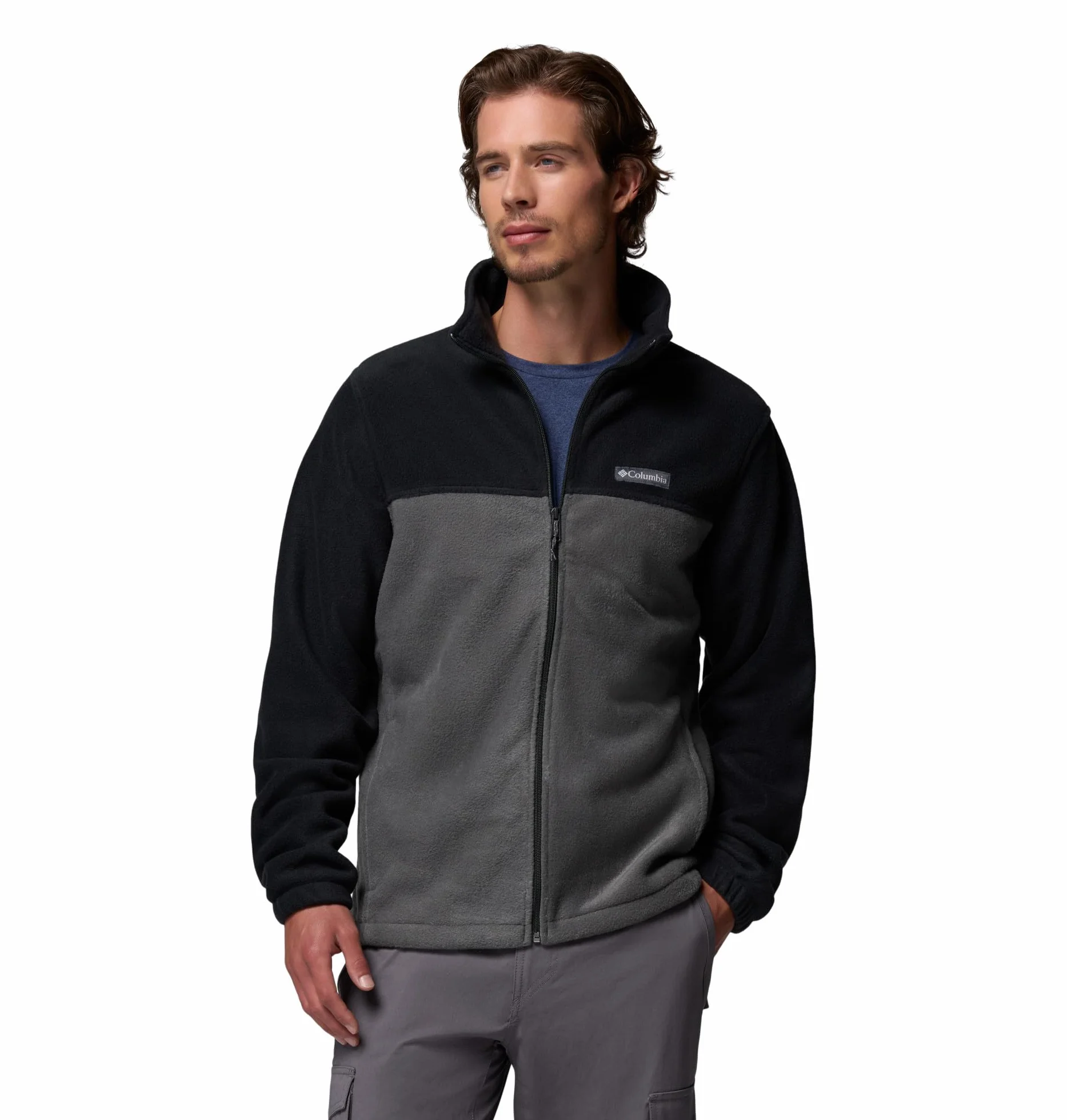 Columbia Steens Mountain Full Zip 2.0, Kurtka polarowa Mężczyźni, Black/Grill, L