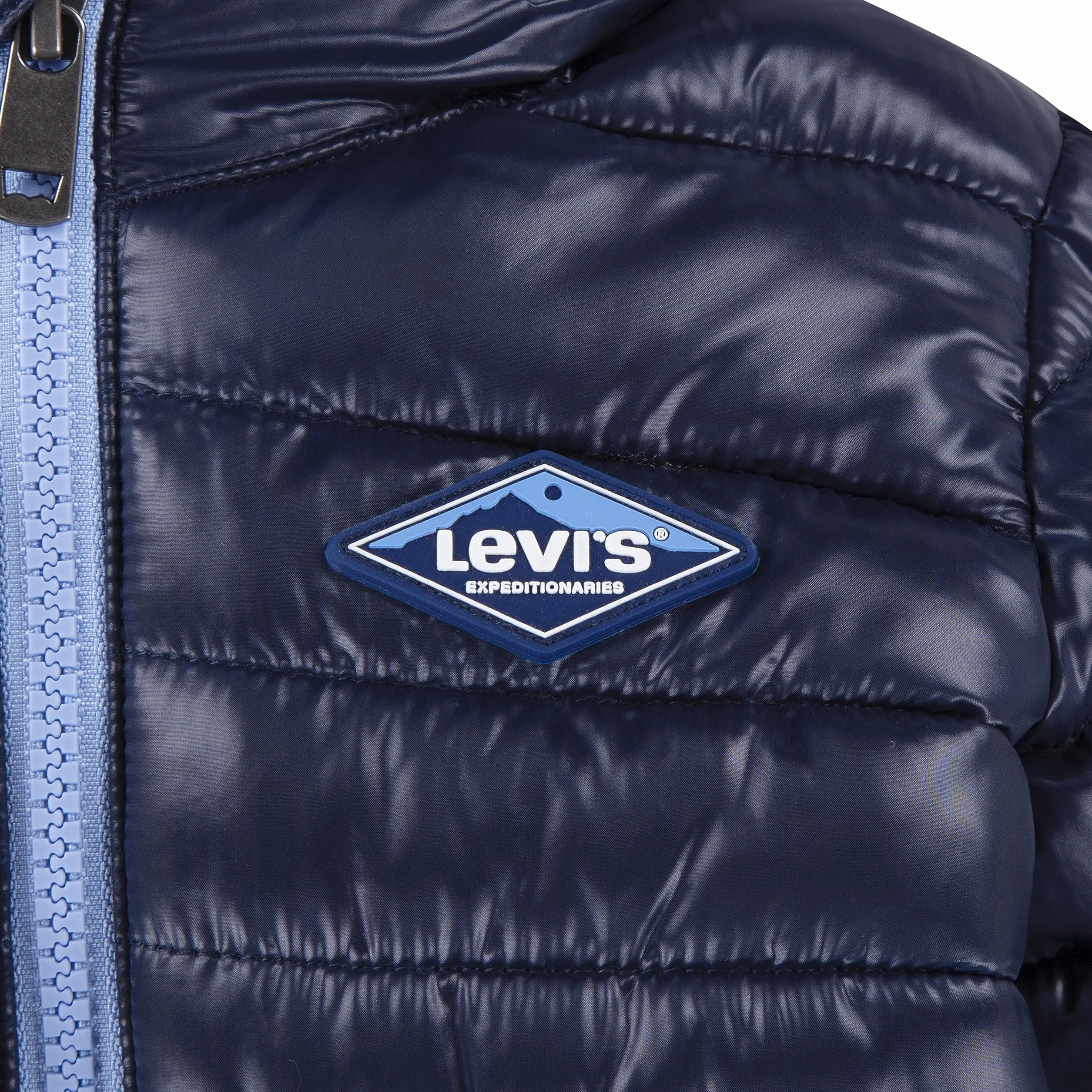Levi's Kids Baby Girls LVN Snowsuit 6EF977 Ciężka odzież wierzchnia, PINK Icing, 6 miesięcy, pink icing, 6 Miesiące