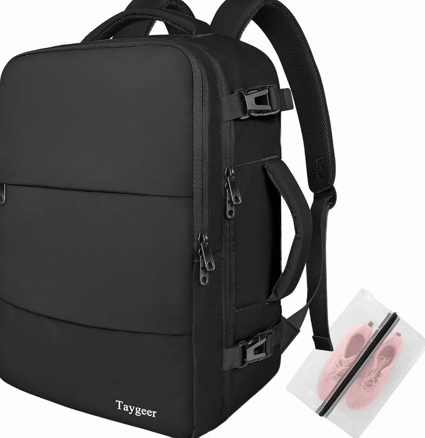 Taygeer EasyJet Bagaż podręczny 45 x 36 x 20, bagaż podręczny, plecak samolot, męski, czarny, Easyjet 45x36x20cm, Nowoczesny