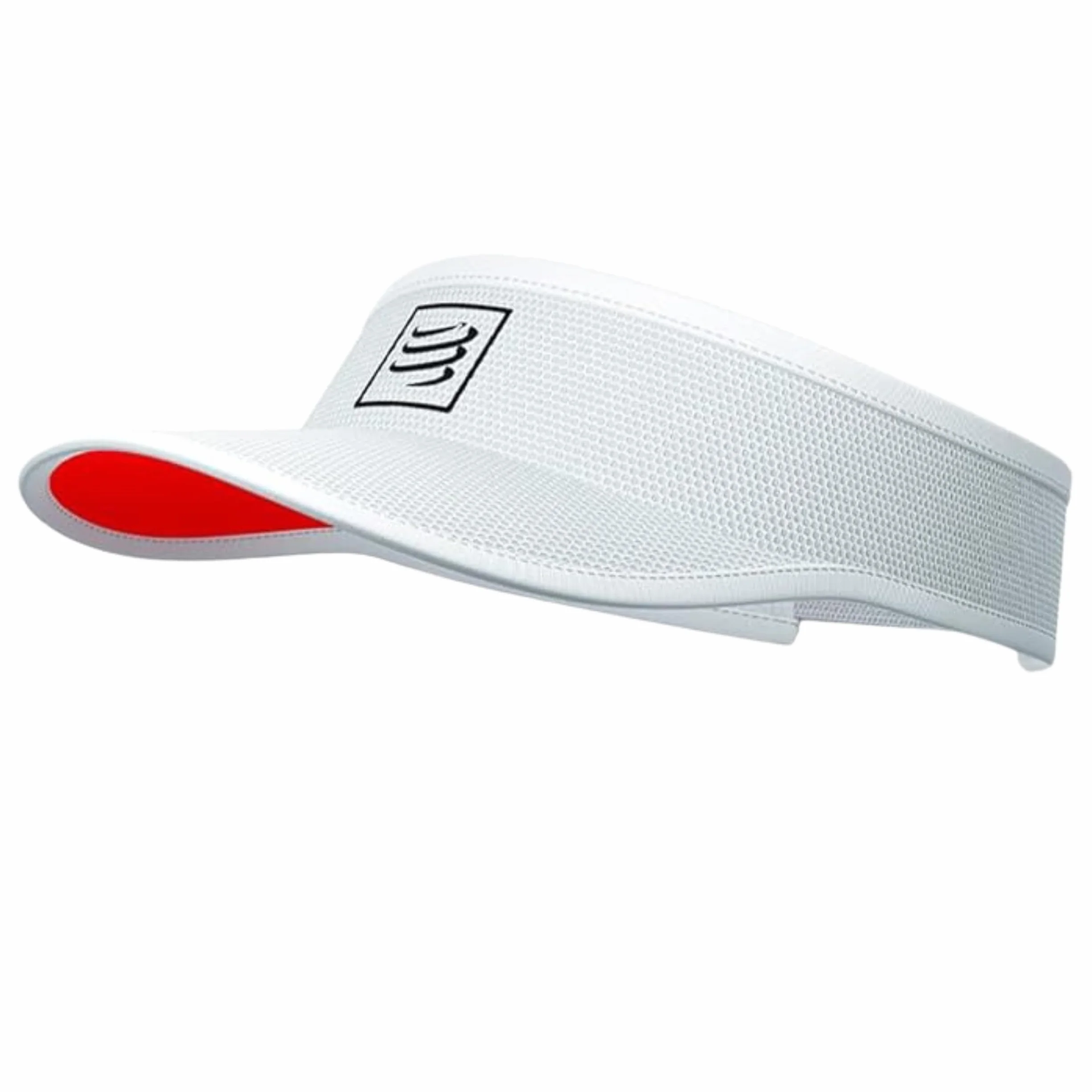 COMPRESSPORT Daszek, biały, Rozmiar uniwersalny
