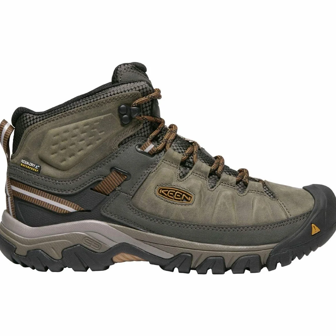 Keen Męskie buty trekkingowe Targhee Iii Mid Wp, brązowe, wielokolorowa, 42 EU