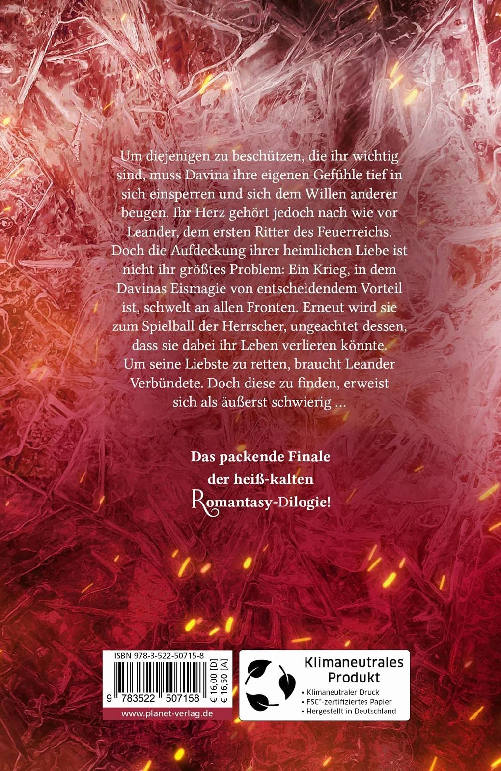 Frozen Crowns 2: Eine Krone aus Erde und Feuer: Magischer Fantasy-Liebesroman über eine verbotene Liebe