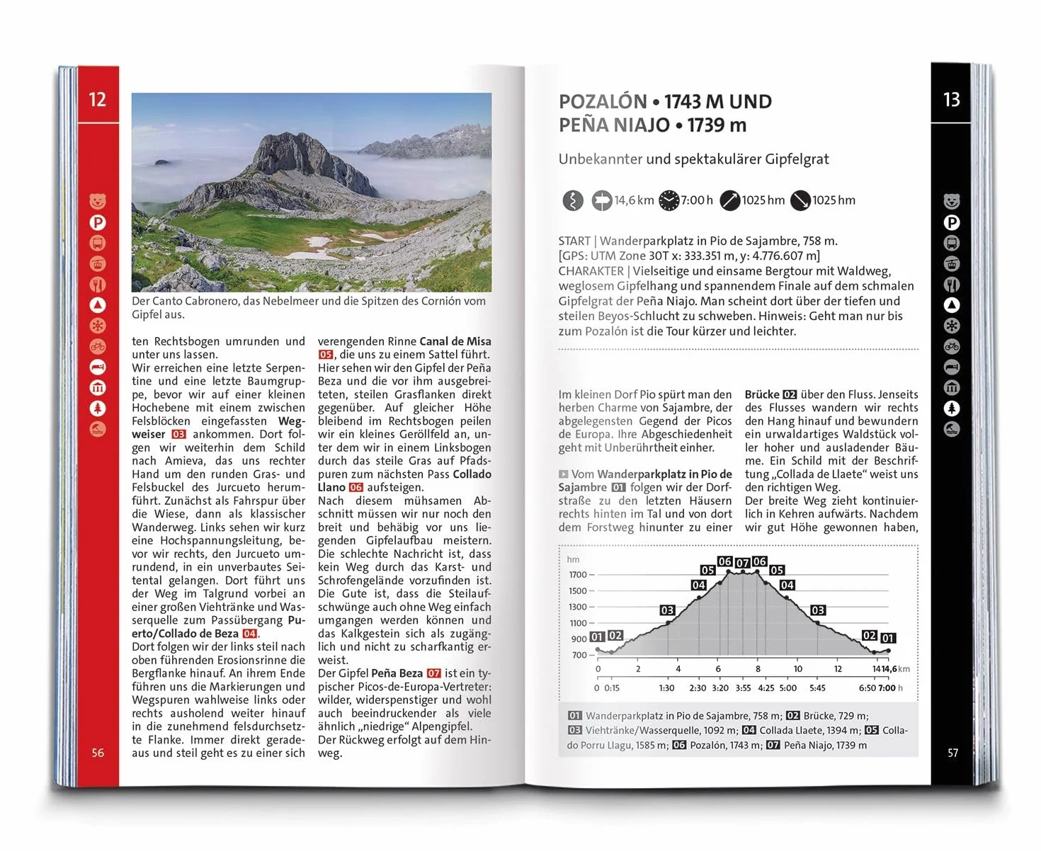 KOMPASS Wanderführer Picos de Europa, 55 Touren mit Extra-Tourenkarte: GPS-Daten zum Download: 5880