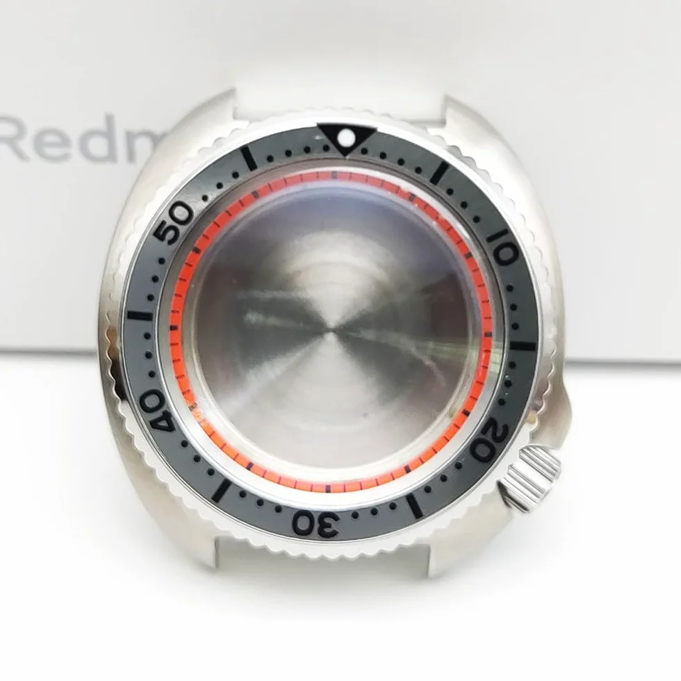43,5mm Poduszka Koperta Zegarka Kit, 4.2 Korona Pasuje dla NH35 NH36 Mechanizm, Zamiennik Zegarek Modyfikacja Części dla Seiko Prospex Turtle