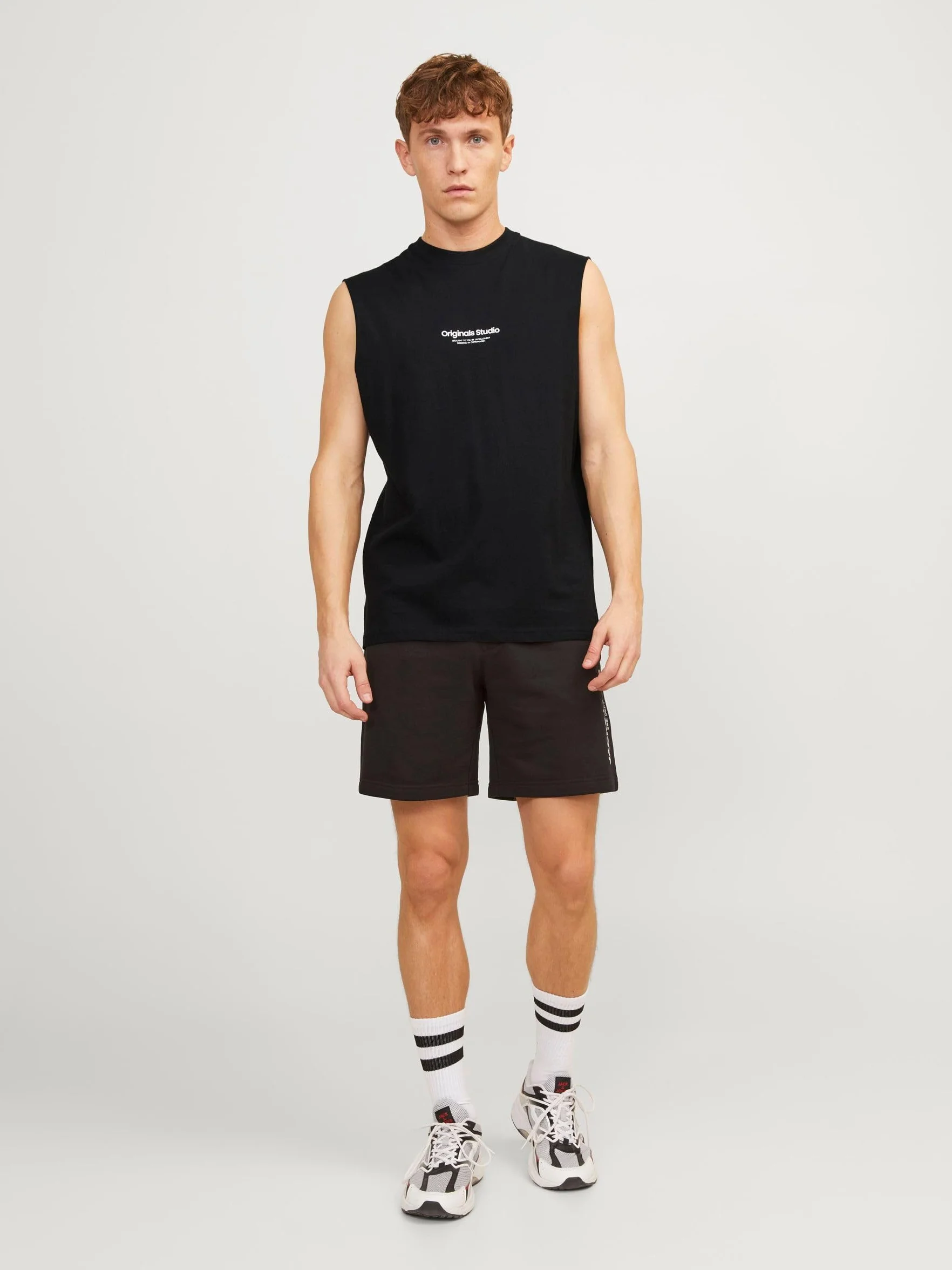 JACK & JONES Tank Top Mężczyźni Jorvesterbro Koszulka Bez Rękawów Sn