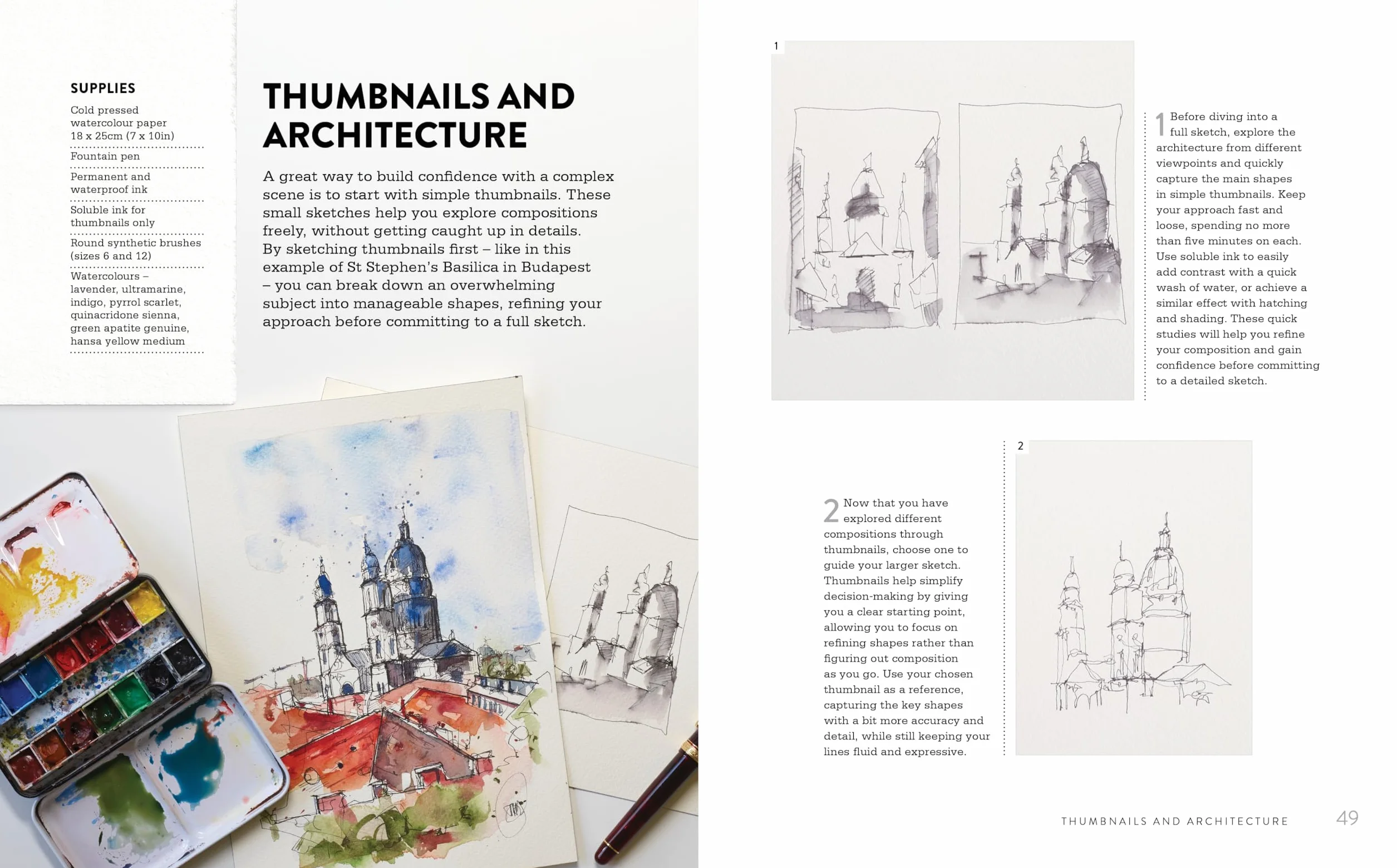 Sketching in the City: Tools and Techniques for the Urban Artist