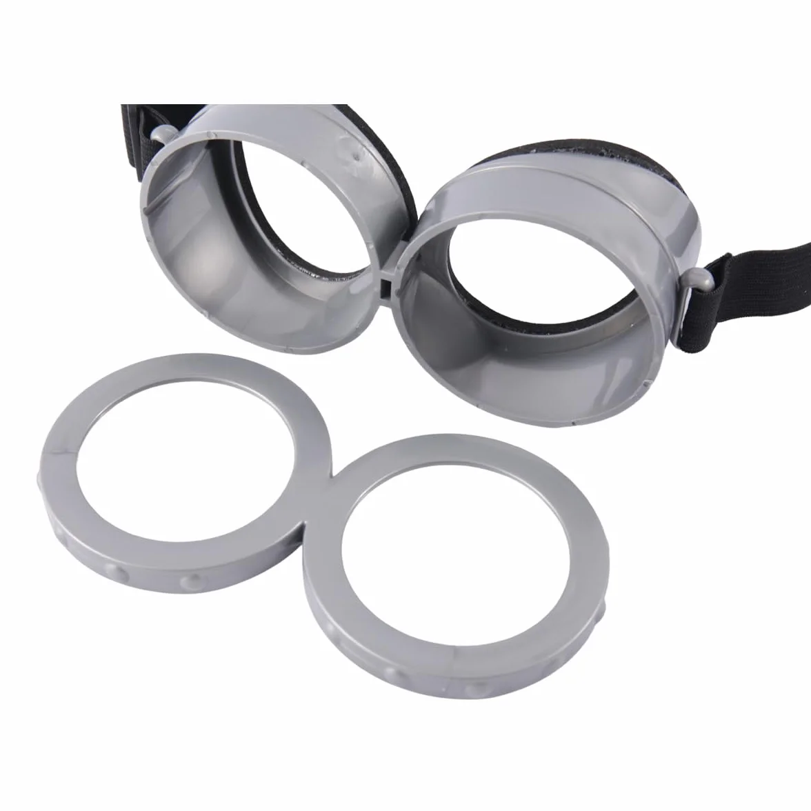 2-pak gogli na Halloween, steampunk, okulary z regulowanym paskiem, do kostiumu cosplay, jeden rozmiar, Gogle, rozmiar uniwersalny