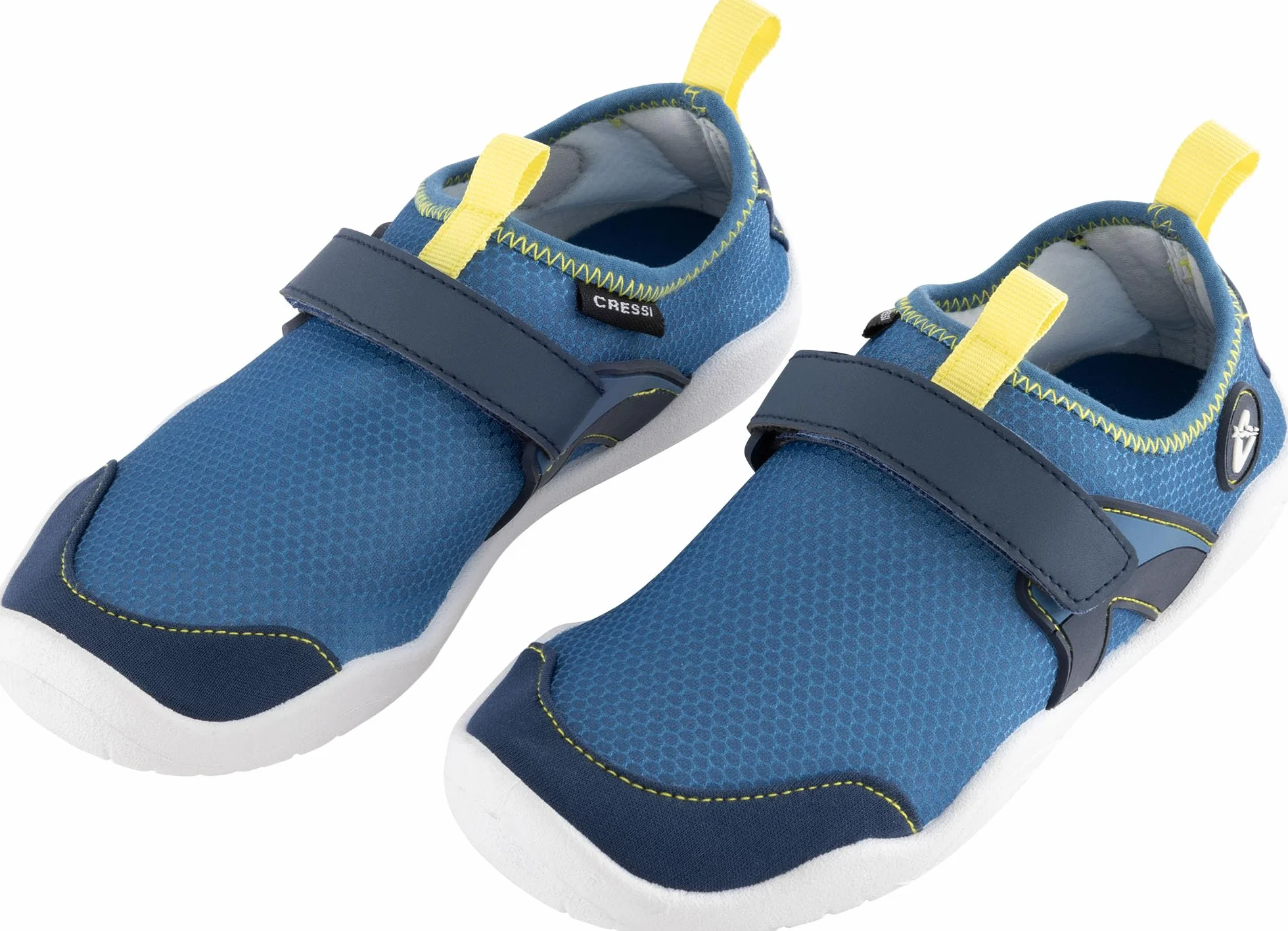 CRESSI Lunar Shoes Blue/Lime 27 - Buty Junior Idealne do odkrywania wodnego świata, idealne na letnie przygody, niebieskie/limonkowe, 27