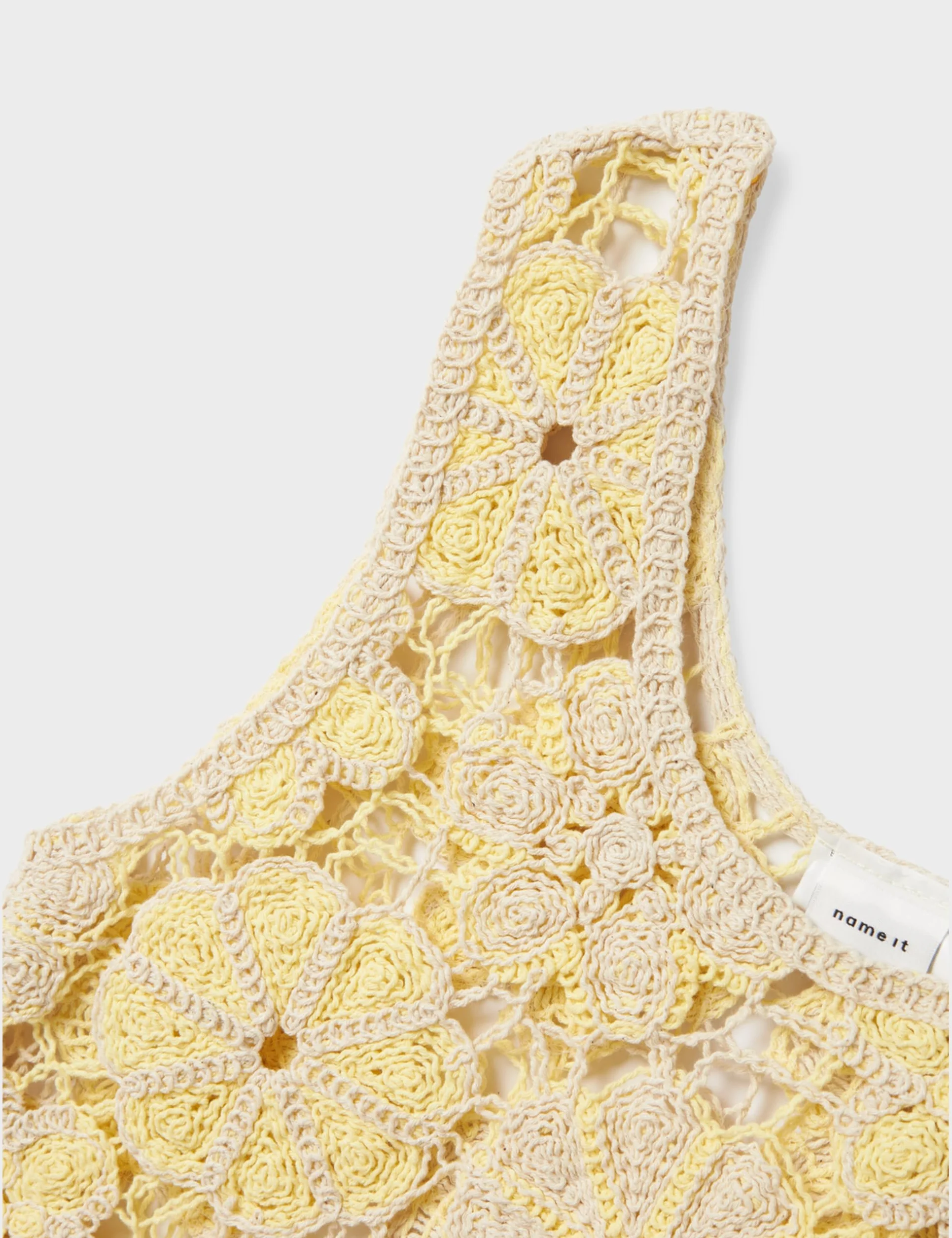 NAME IT Nkfheka SL topy dziewczęce, Cytryna Meringue., 146-152