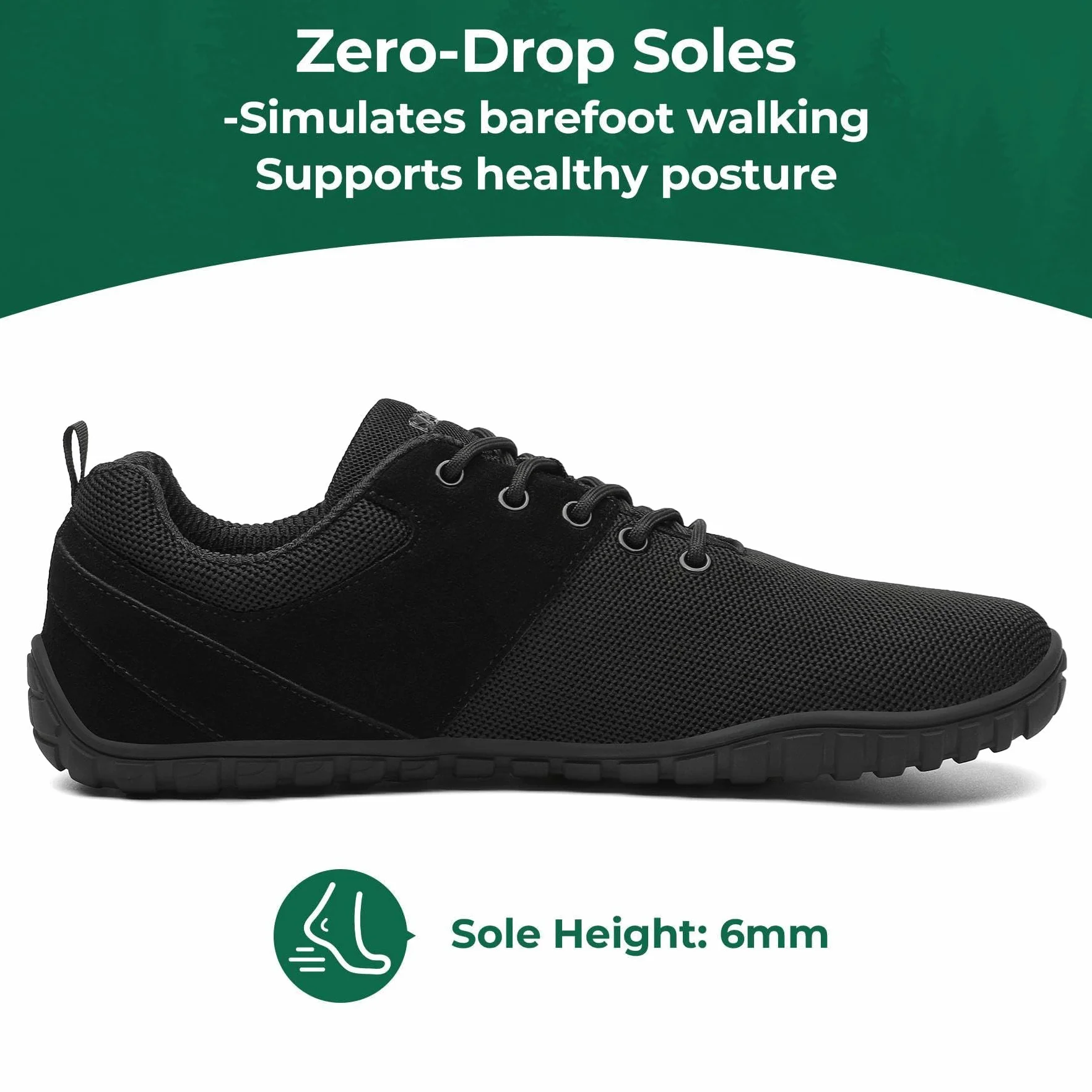 SAGUARO Buty Boso Minimalistyczne Unisex, Lekkie Buty Boso z Zerowym Spadkiem Słońca i Szerokim Pudełkiem na Narzędzia, Rozmiar 36-48
