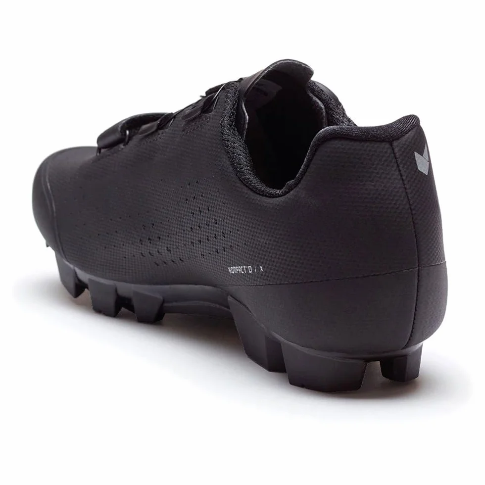 CATLIKE 7200600007 - Buty rowerowe Kompact'o X MTB/XC Rozmiar 42 Maksymalny komfort z systemem ATOP dla mężczyzn i kobiet, zapięcie na rzep kolor czarny