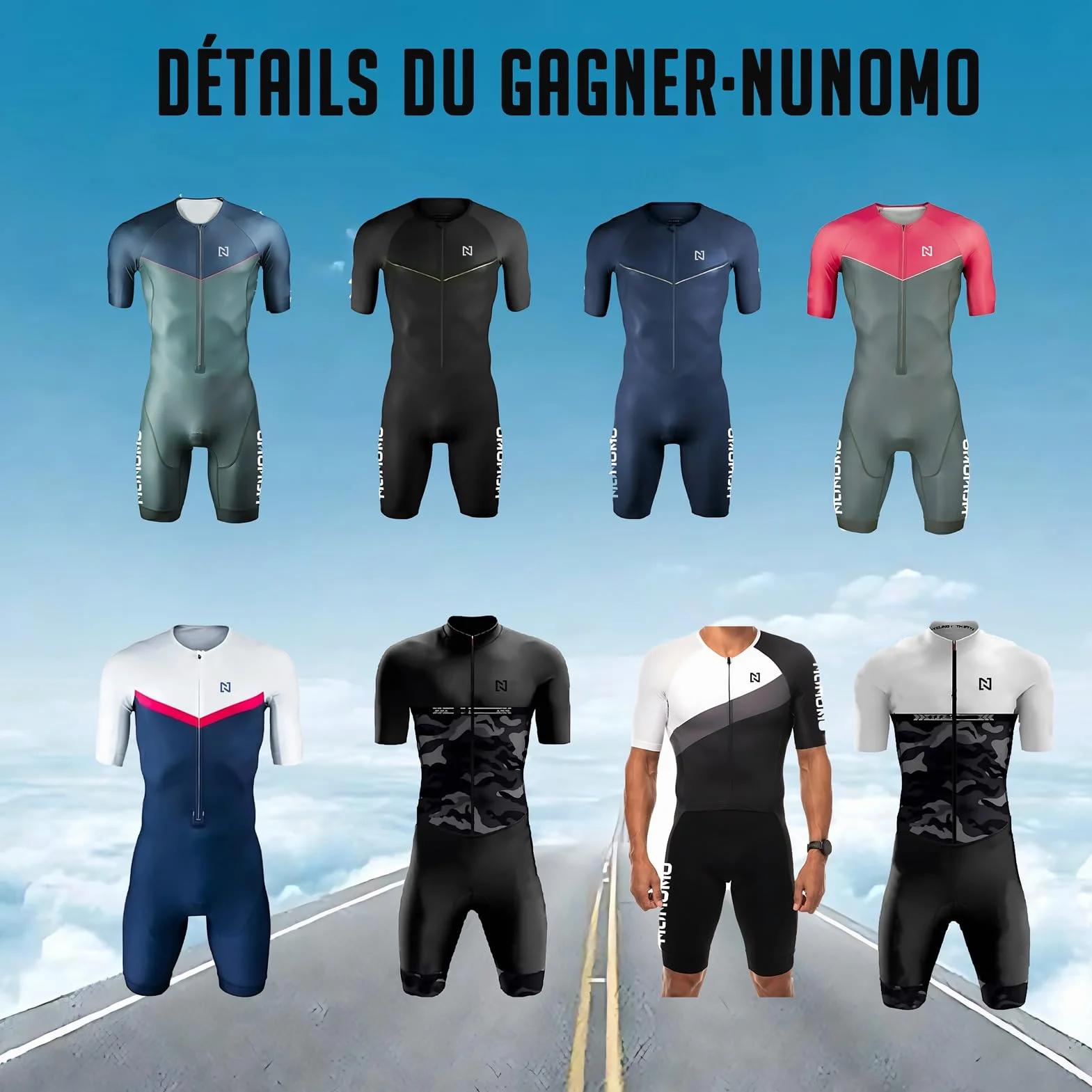 Strój Triathlon dla mężczyzn i mężczyzn, wyściełany, jednoczęściowy, trisuit Bike Top Short Trisuit, jednoczęściowy, na zawody