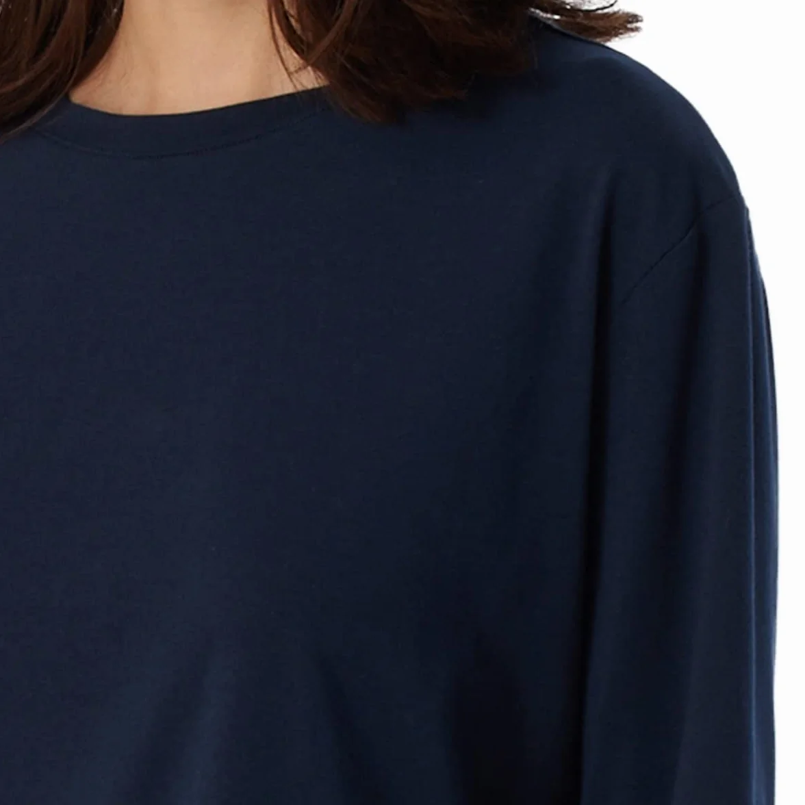 Schiesser Damen Schlafshirt langarm Baumwolle - Mix + Relax