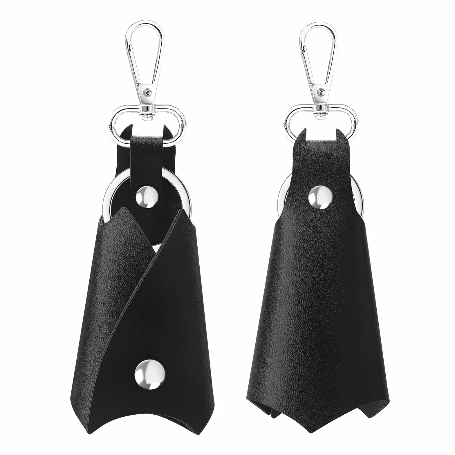 APOMOONS Batman 2 breloki do kluczy, etui na poliuretanu, organizator na klucze Batman, brelok z uchwytem, czarny, 17.5×10.5cm