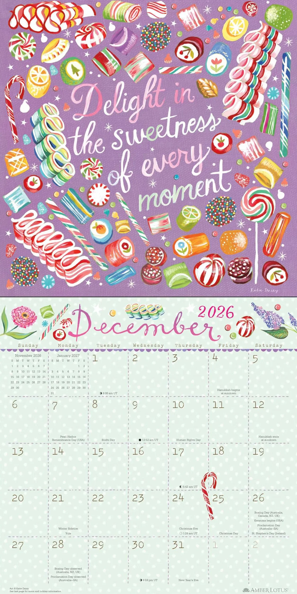 Katie Daisy 2026 Wall Calendar: Trust the Magic