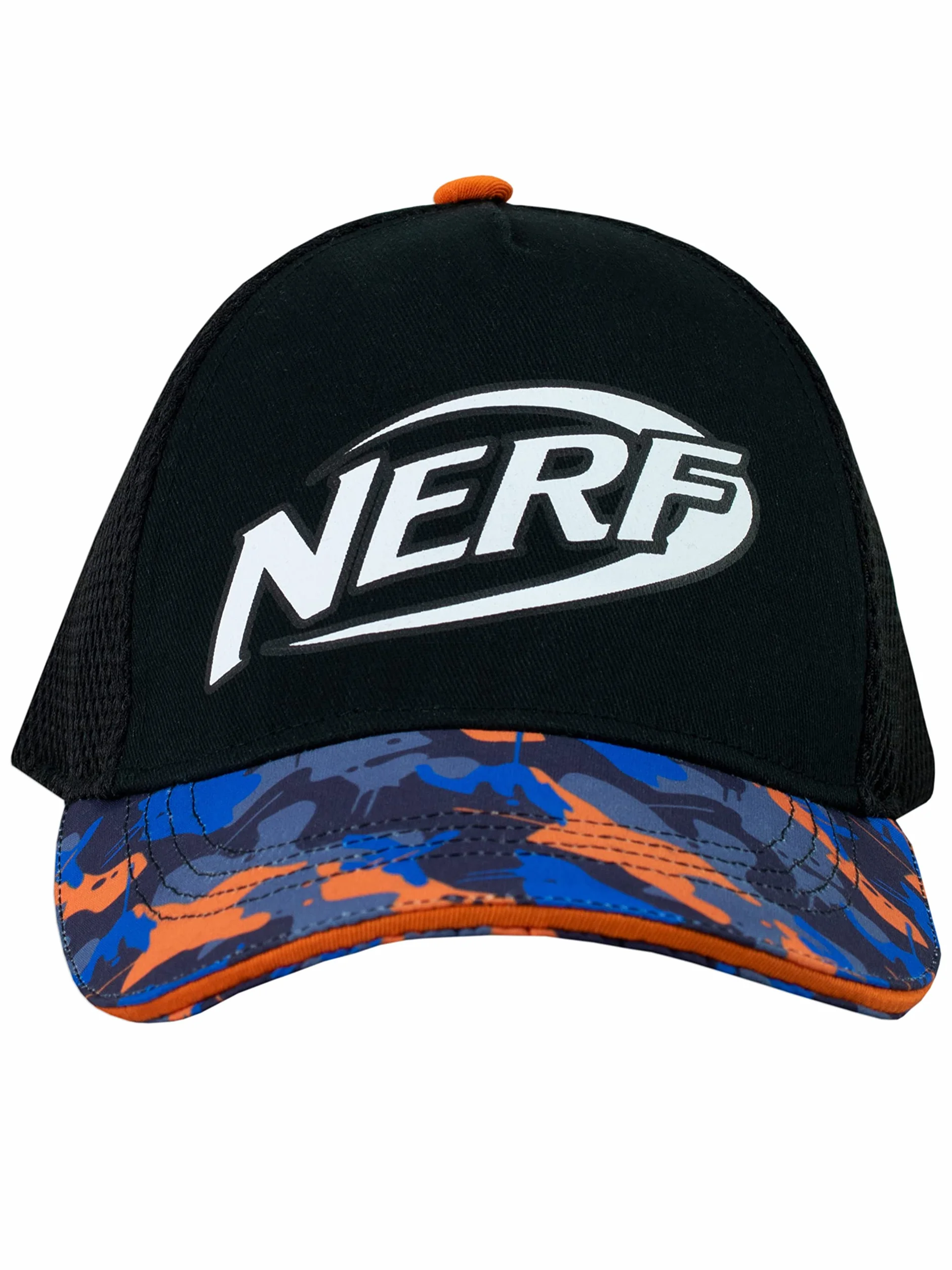 Nerf Czapka z daszkiem dla dzieci w kamuflażu dla chłopców lub dziewcząt, wielokolorowa, jeden rozmiar