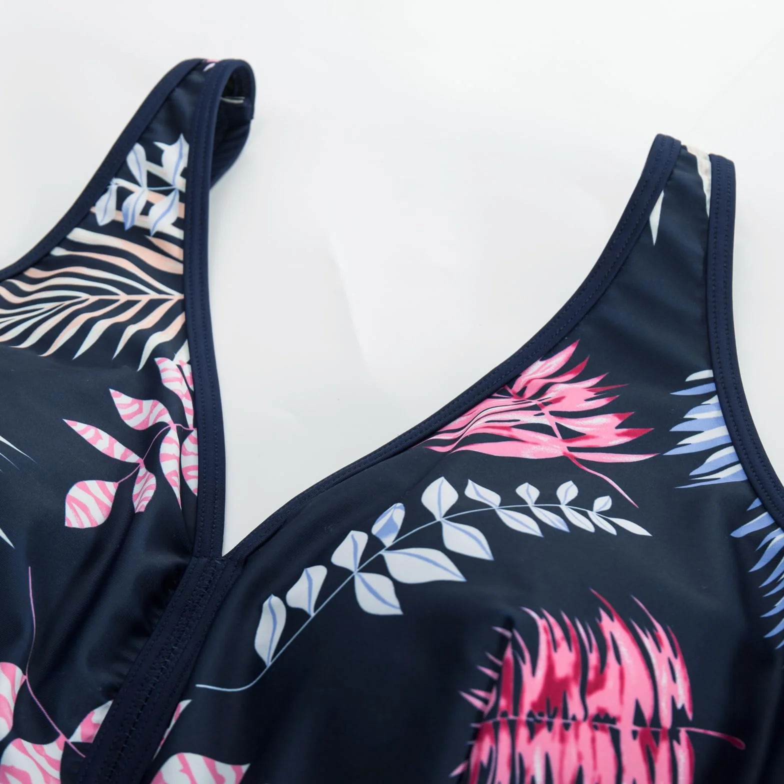 Hanna Nikole Damski strój kąpielowy plus size z kontrolą brzucha, wysoka talia, tankini, dwuczęściowy strój kąpielowy z szortami kąpielowymi