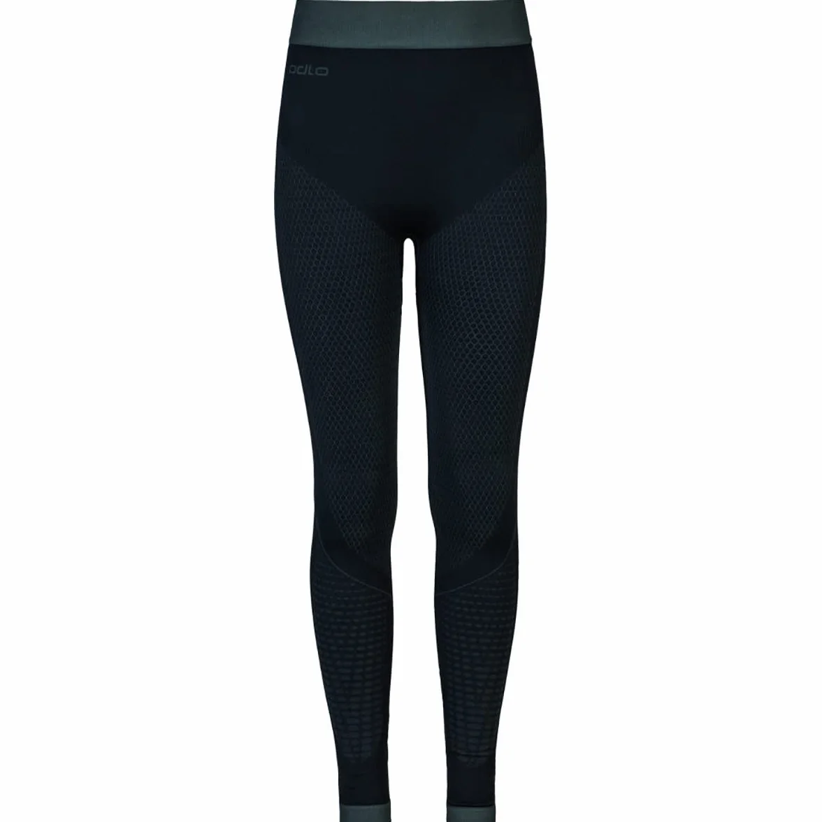 Odlo Dziecięce majtki SUW Bottom Pant PERFORMANCE Warm Kids Spodnie, Black Graphite Grey, 140