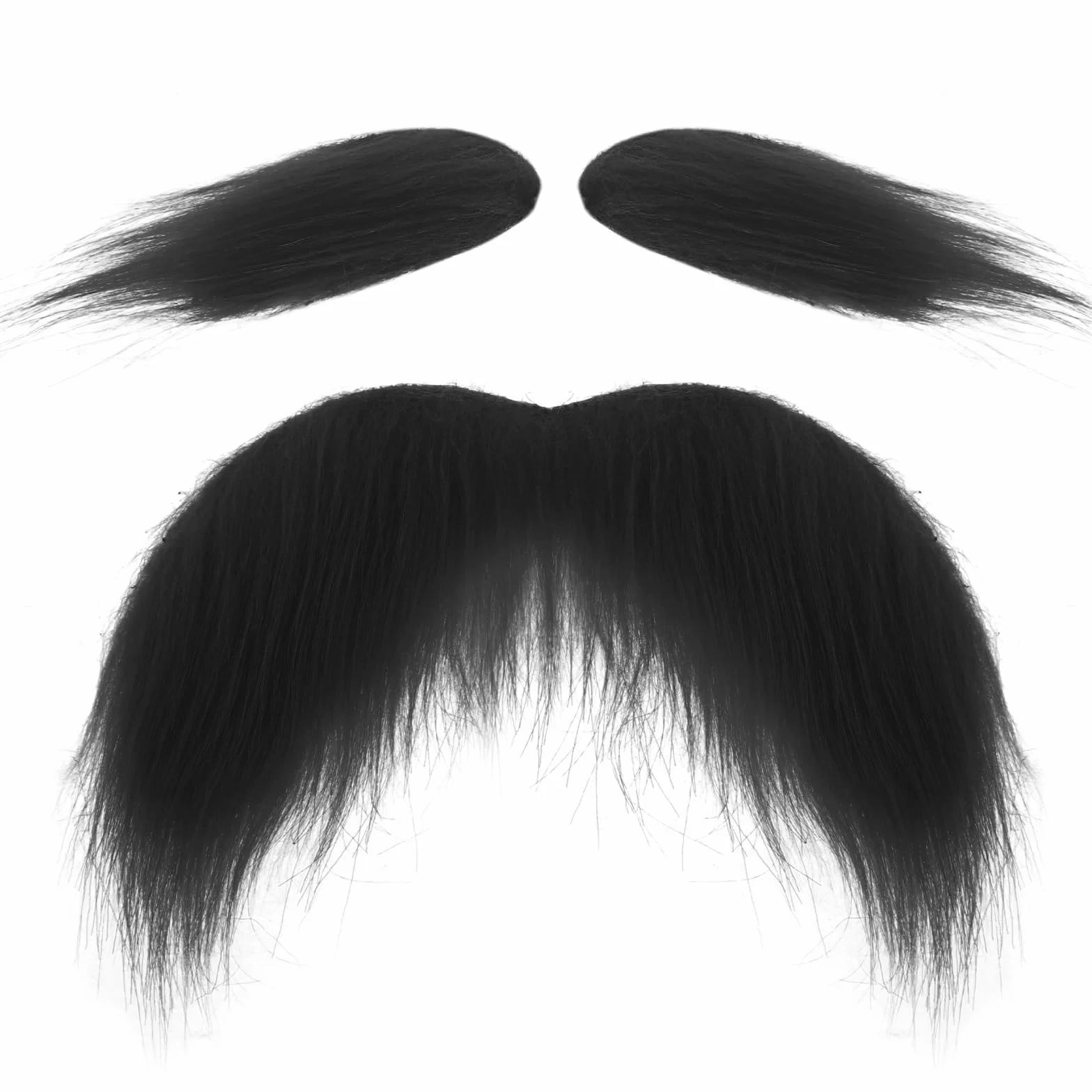 Fałszywa broda do przyklejenia, żółta, sztuczne brwi, wąsy, akcesoria kostiumowe, śmieszne brody do przyklejenia, Halloween, impreza, Boże Narodzenie, Cosplay, wąsy, karnawał