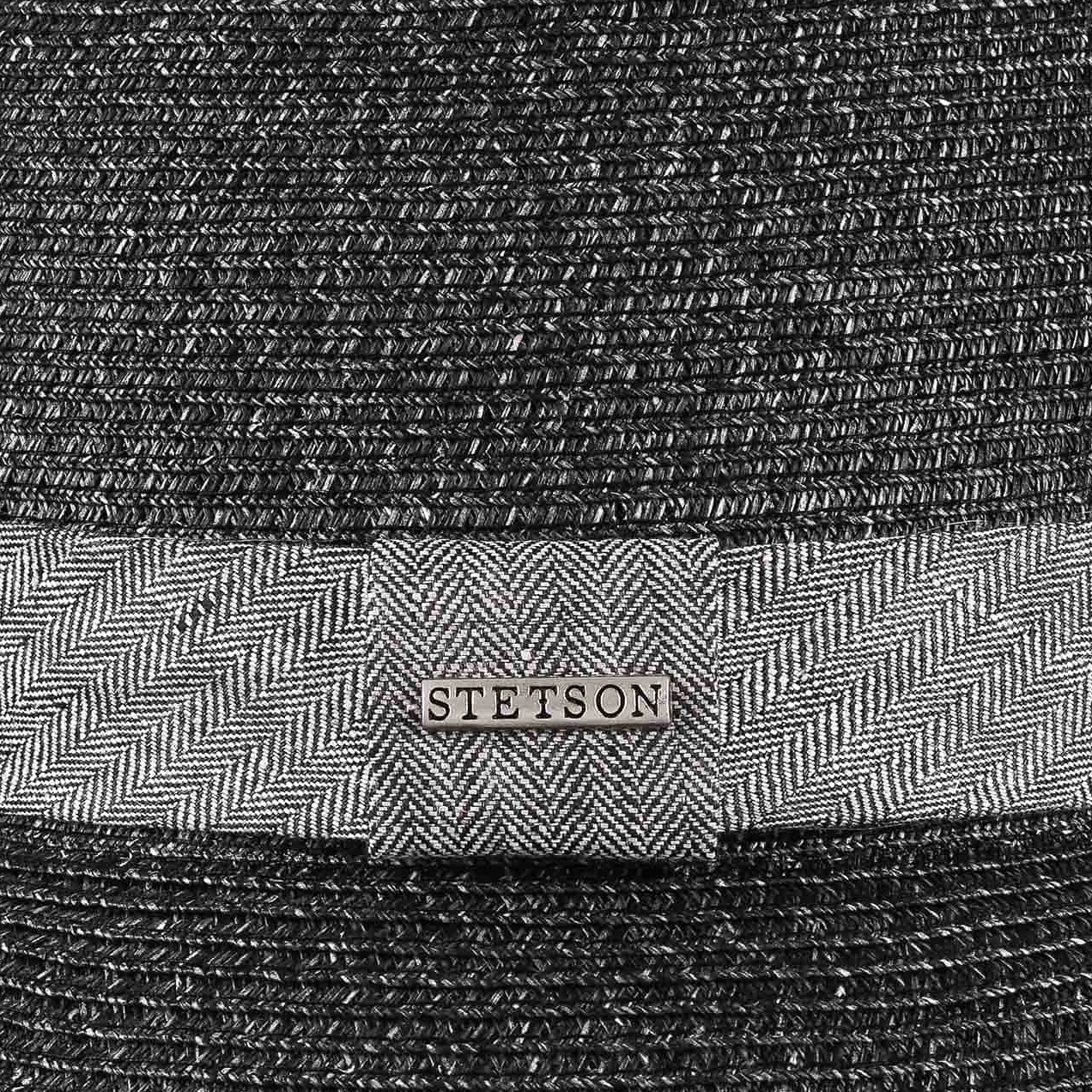 Stetson Reidton Toyo Trilby kapelusz słomkowy męski – melanżowy kapelusz z tasiemką garnitującą – kapelusz przeciwsłoneczny ze słomy Toyo – kapelusz męski – kapelusz letni na wiosnę/lato – kapelusz