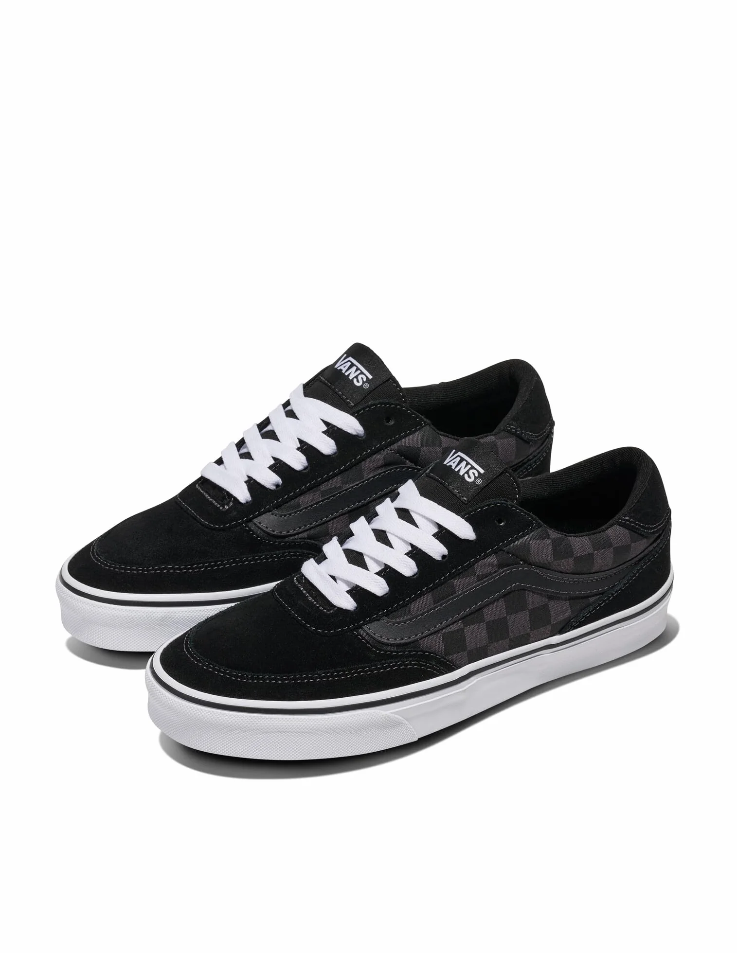 Vans Męski Buty Sportowe Brooklyn Suede, Black/Asphalt