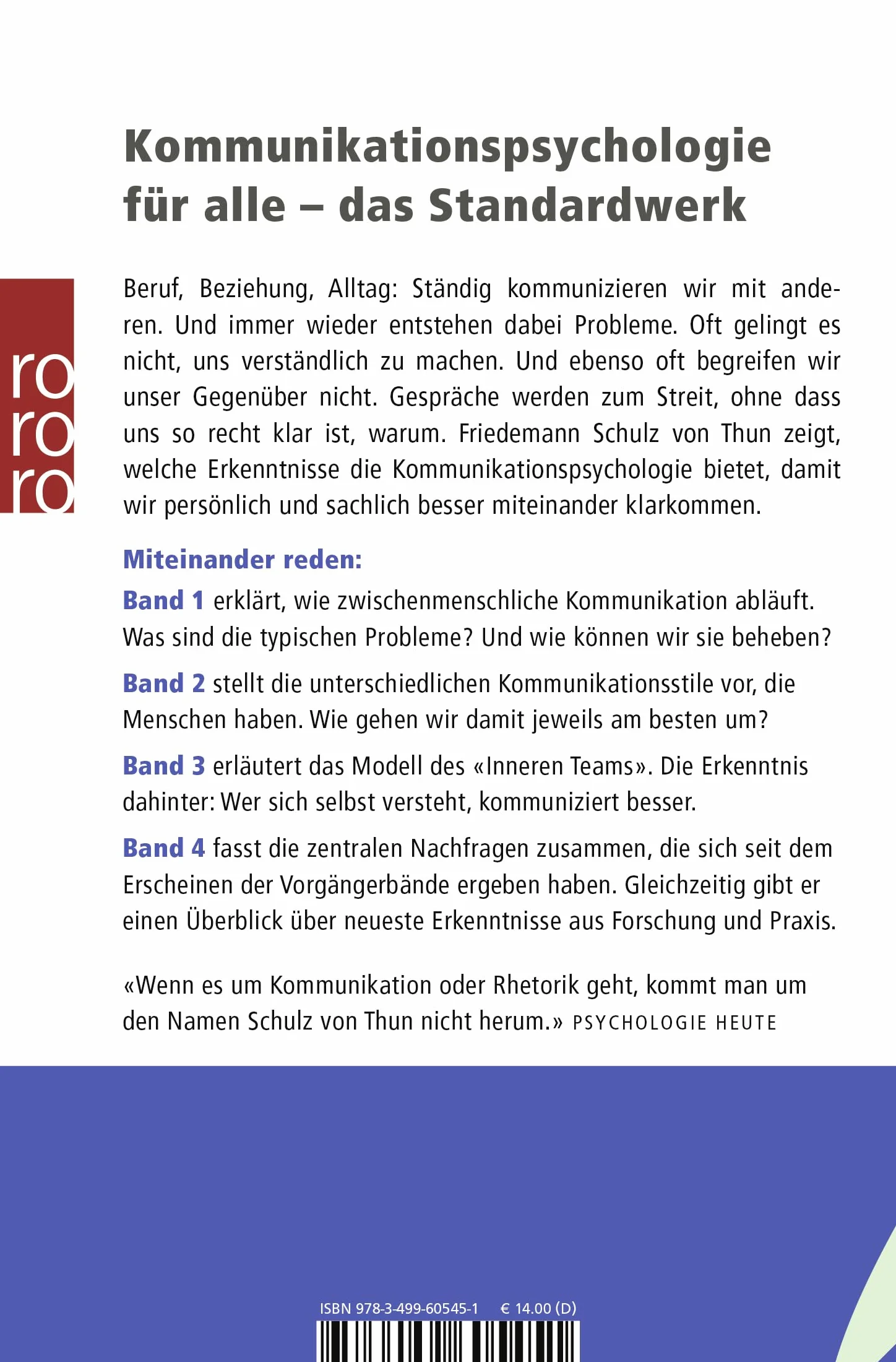 Miteinander reden 3: Das 'innere Team' und situationsgerechte Kommunikation