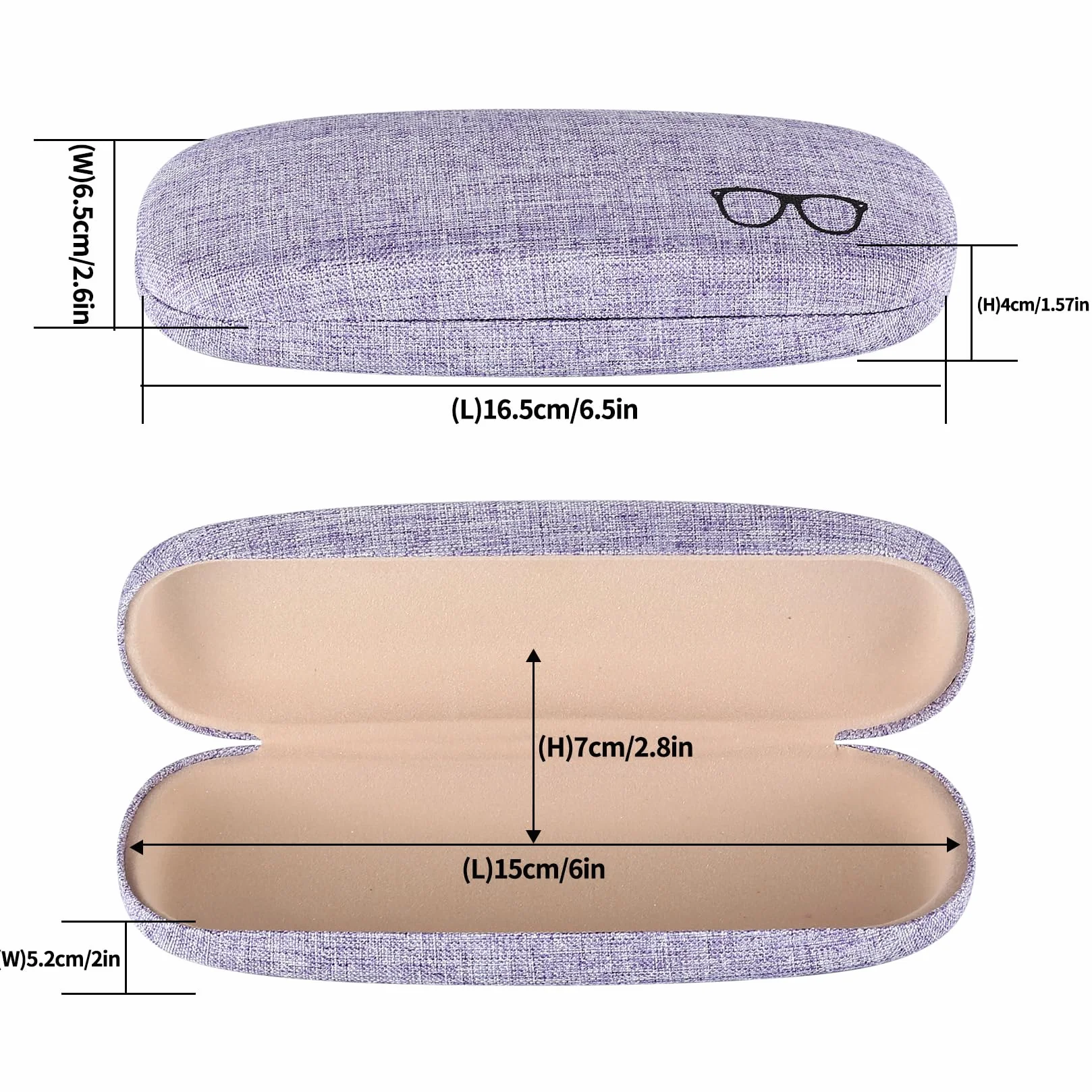 Twarde etui na okulary, 4 sztuki, twarde etui na okulary, przenośne etui na okulary, etui na okulary przeciwsłoneczne, twarde etui na okulary dla kobiet, mężczyzn, okulary przeciwsłoneczne, 4 kolory,
