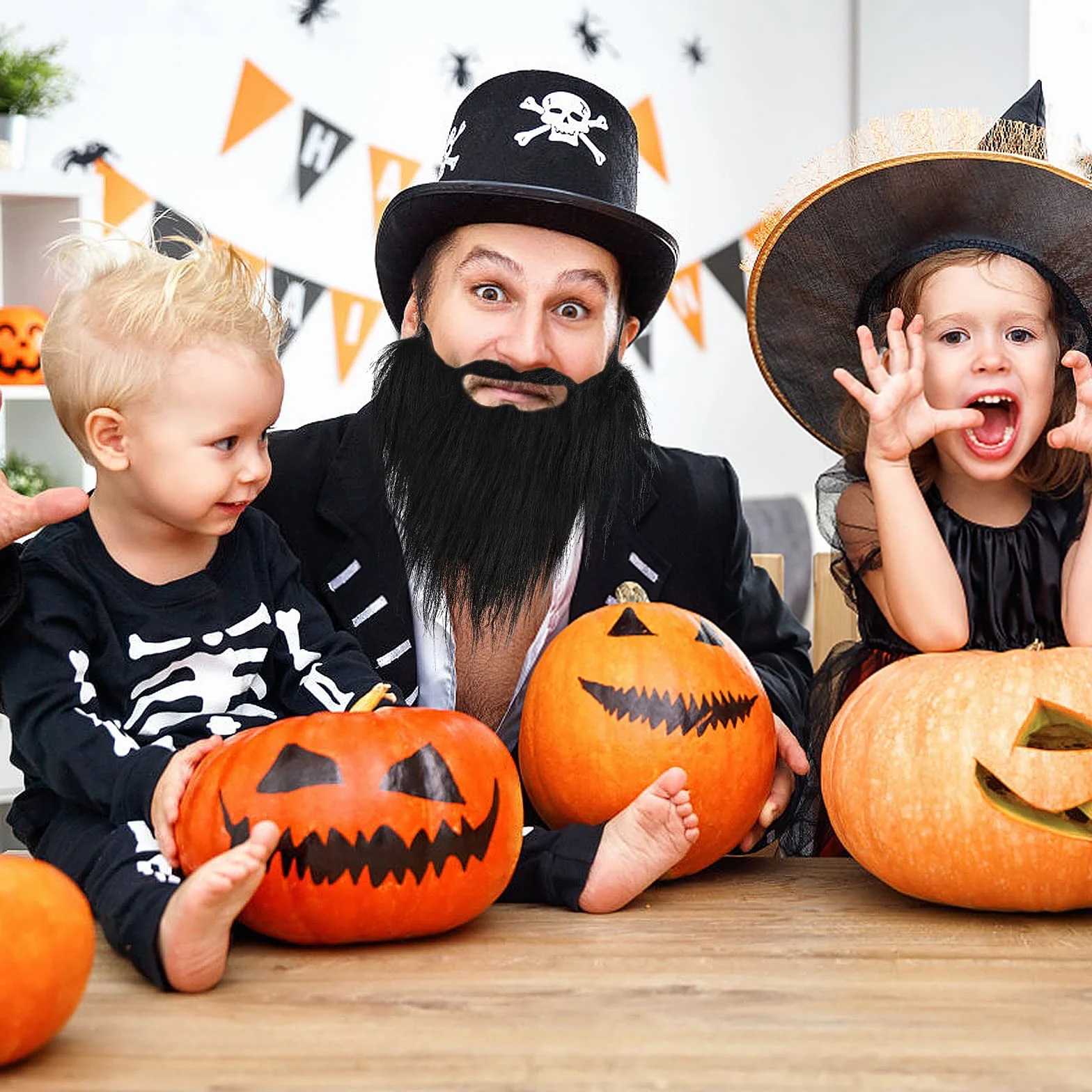 Sibba 1 szt. impreza sztuczna broda, sztuczne wąsy śmieszne samoprzylepne nowość wąsy festiwal kostium na imprezę i artykuły świąteczne dekoracje na imprezę maskaradową