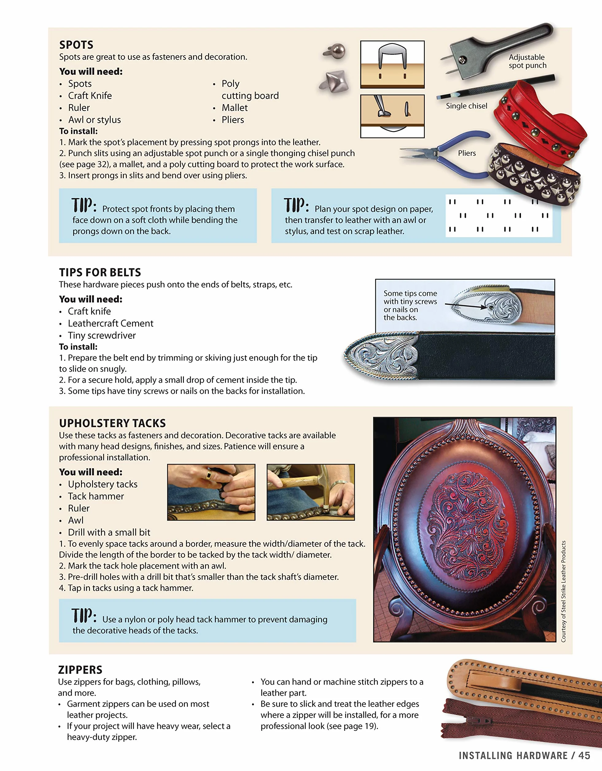 Get Started in Leather Crafting: Step-By-Step Techniques and Tips for Crafting Success