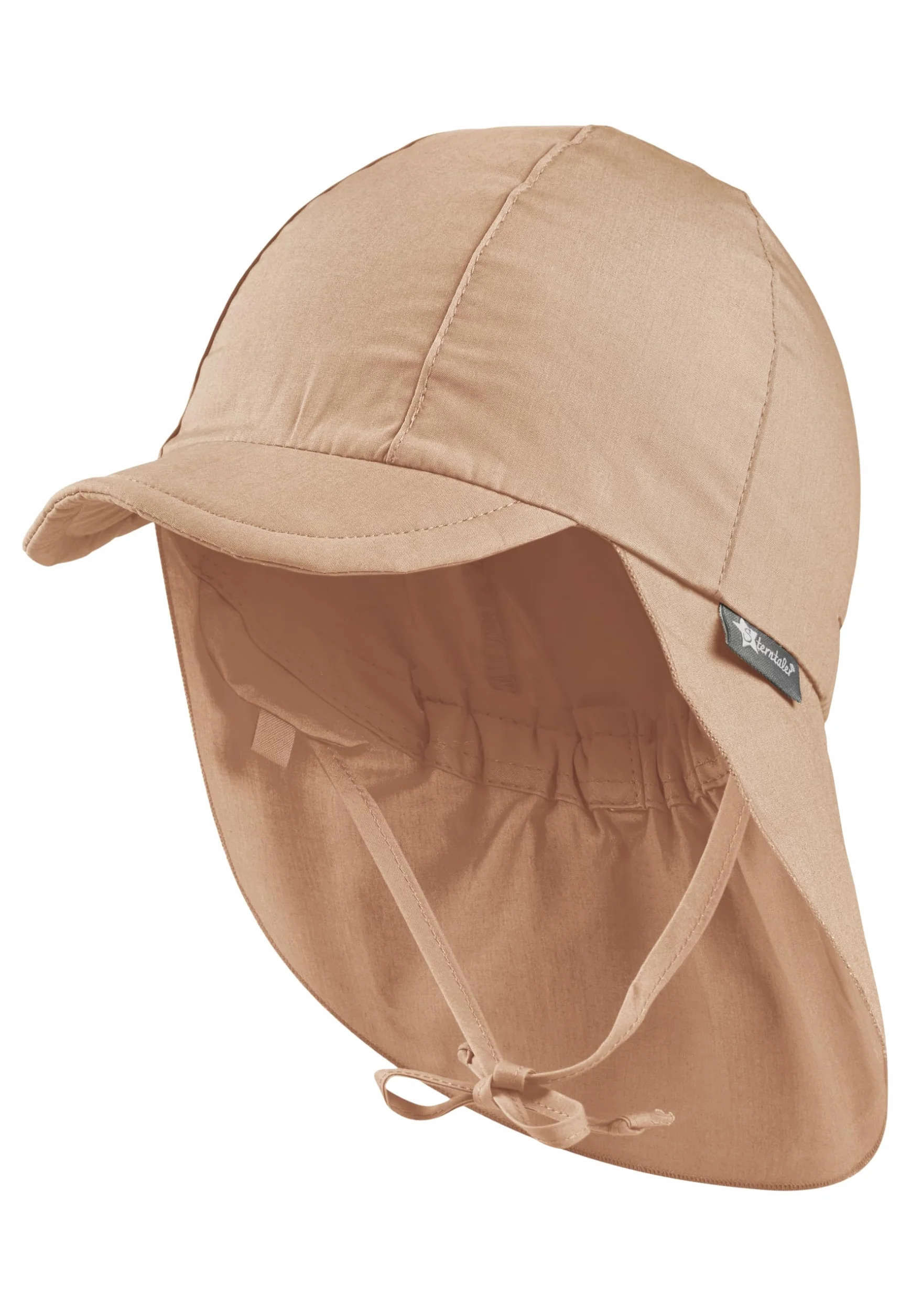 Sterntaler Schirmmütze Nackens. Proste, przeciwsłoneczne, brązowe, 43 unisex dziecko