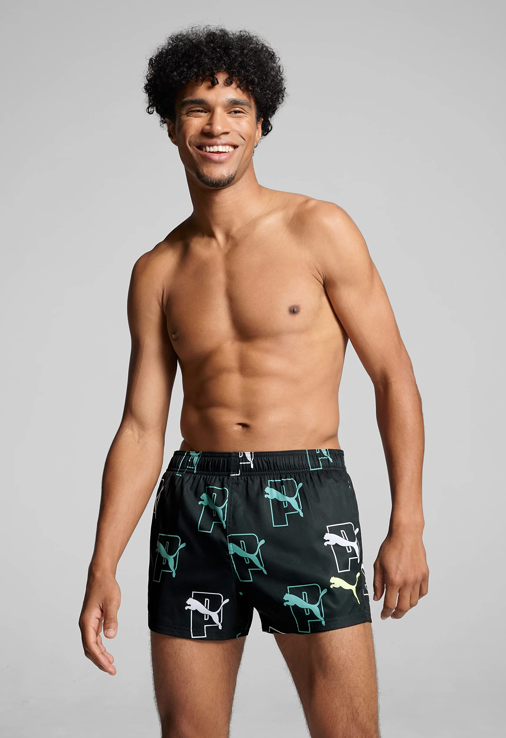 PUMA Męskie szorty, czarne kombinacje, S, Black Combo., S