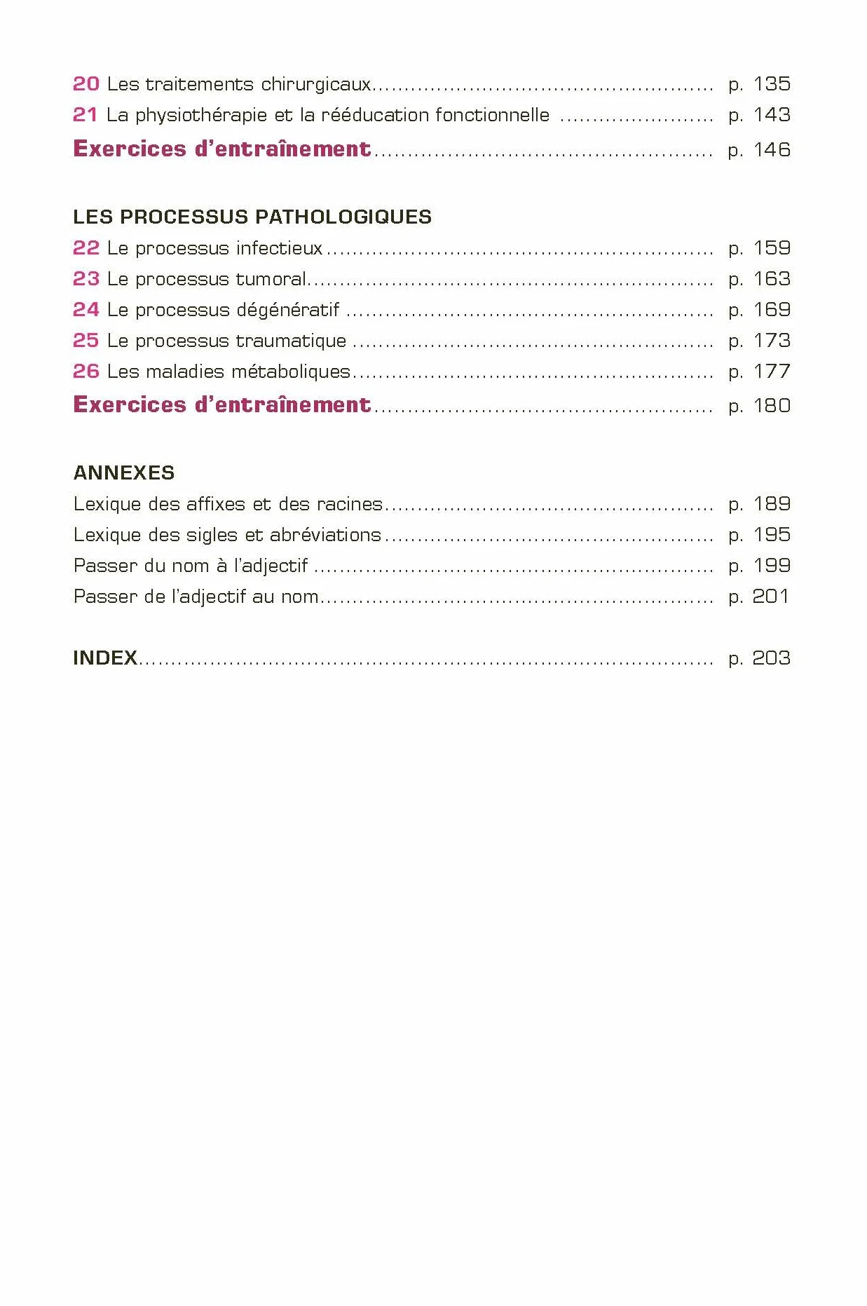 Terminologie médicale et physiopathologie - Ouvrage de référence