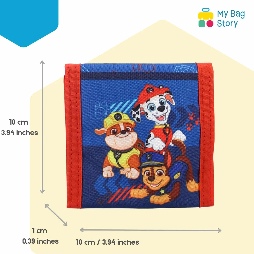 mybagstory - Portfel dziecięcy dla chłopców Pat Patrol - Niebieski - dla dzieci - Szkoła - Przedszkole - Przedszkole - Przedszkole - Wakacje - 10 cm, Pat Patrol - Niebieski, Enfant, Gracon