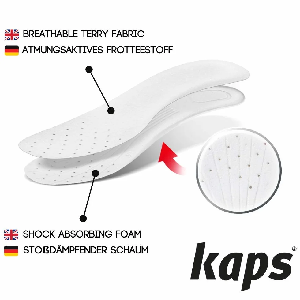 Anatomicznie ukształtowane wkładki do butów sportowych, trampków, Kaps Sport (41 EUR - 41 EUR - 41 UK dla kobiet / 41 UK)