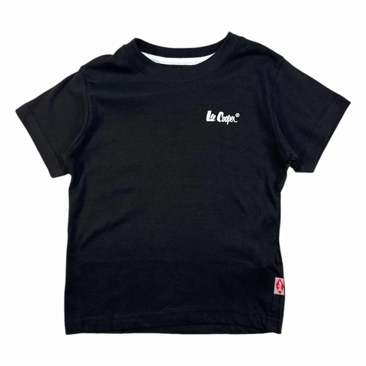 Lee Cooper, Koszulka, chłopiec, dziewczynka, (4-14 lat), koszulka polo, tank, koszula, nadruk, odzież, unisex, dzieci, sport, oddychająca, model GLC121210 TS S7-6A, czarna, czarny, 6 lat
